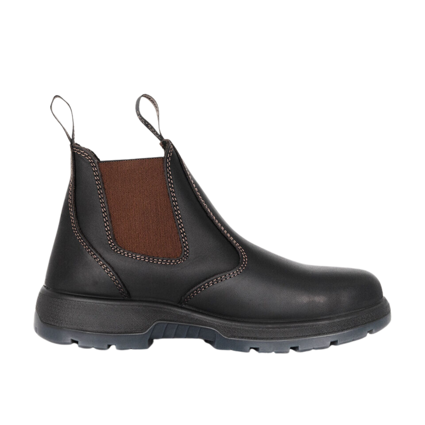 Hard Yakka Men's Outback Pull On Steel Toe PR Safety Boot - Brown