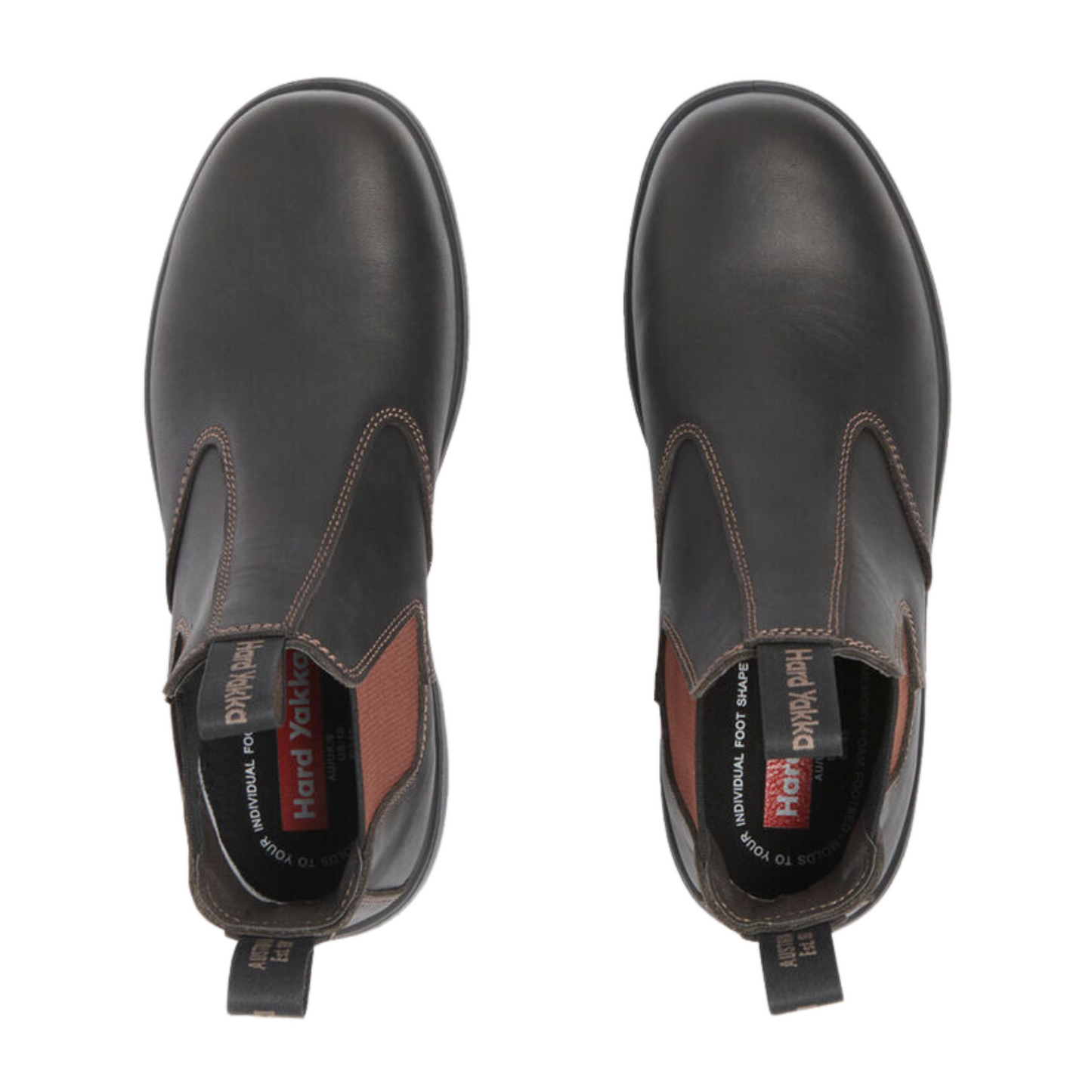 Hard Yakka Men's Outback Pull On Steel Toe PR Safety Boot - Brown