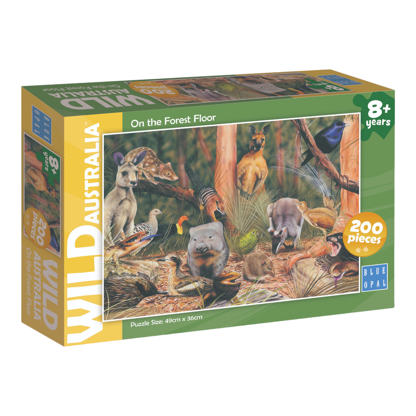 Blue Opal - Wild Aust On the Forest Floor 200 pieces