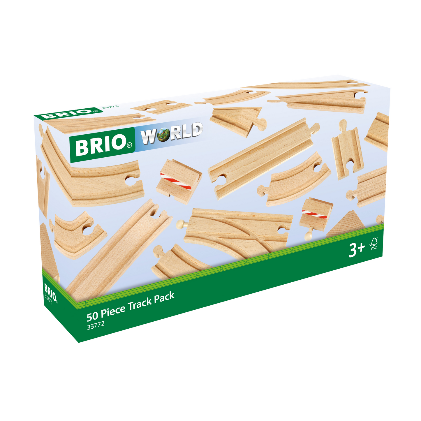 BRIO Tracks - 50 Piece Track Pack
