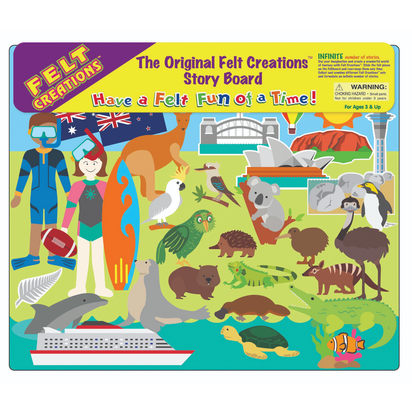 Felt Creations - Explore Australia & New Zealand