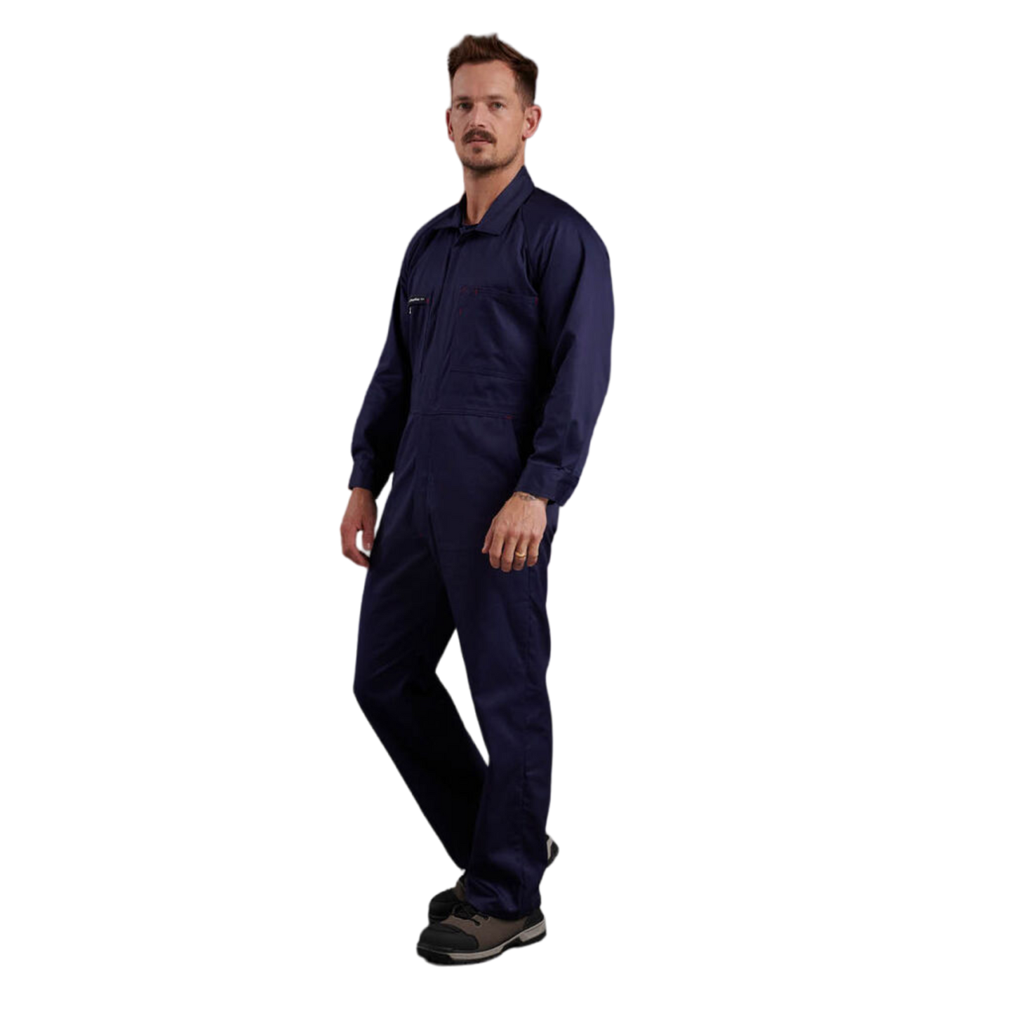 KingGee Men's Originals Cotton Drill Work Overalls - Navy