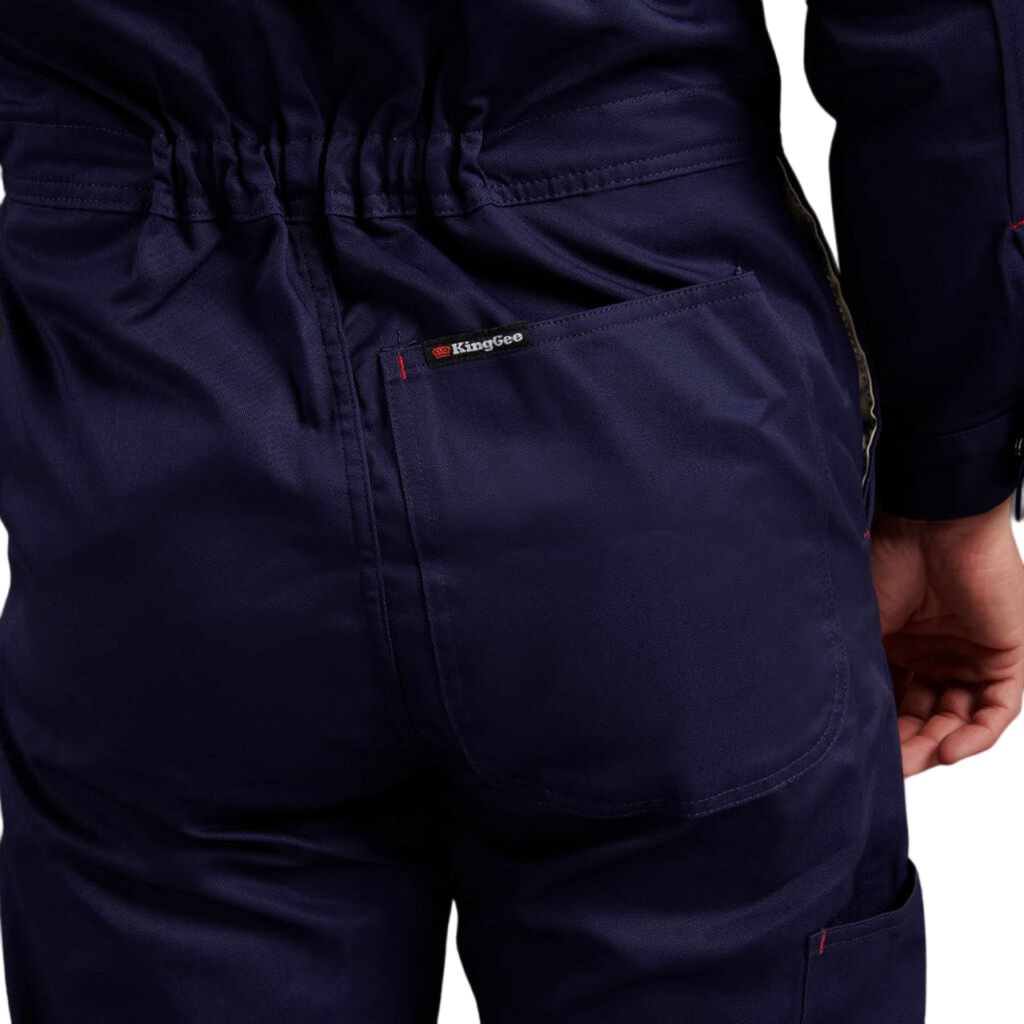 KingGee Men's Originals Cotton Drill Work Overalls - Navy