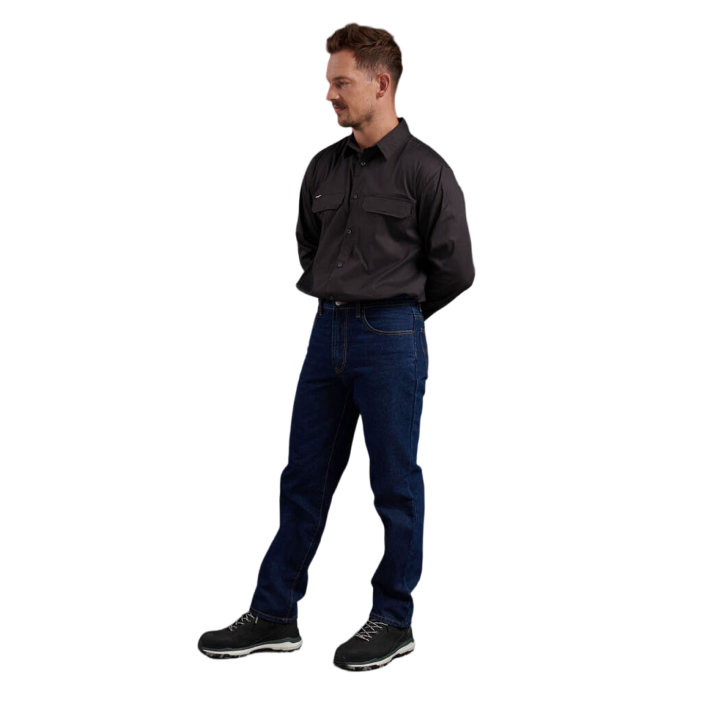 KingGee Men's Denim Work Jean - Stonewash