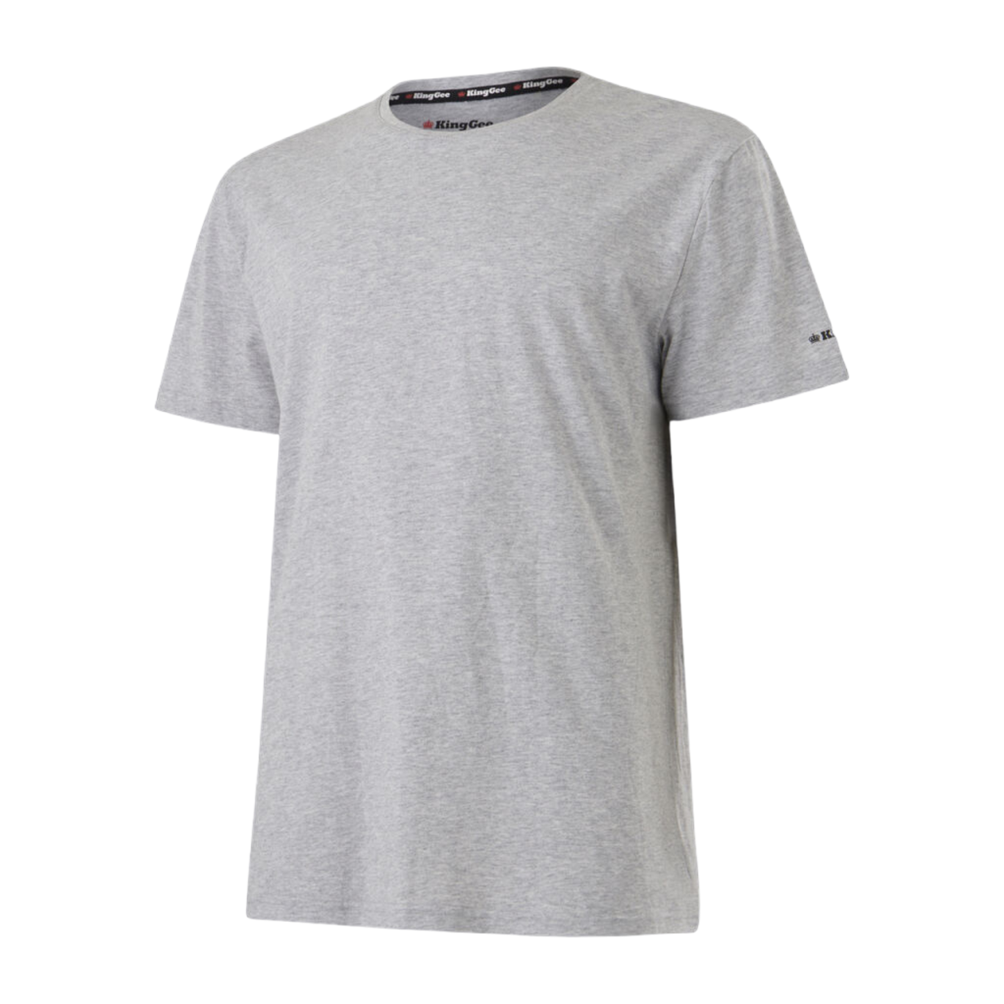 KingGee Men's Originals Short Sleeve T Shirt - Light Grey Marle