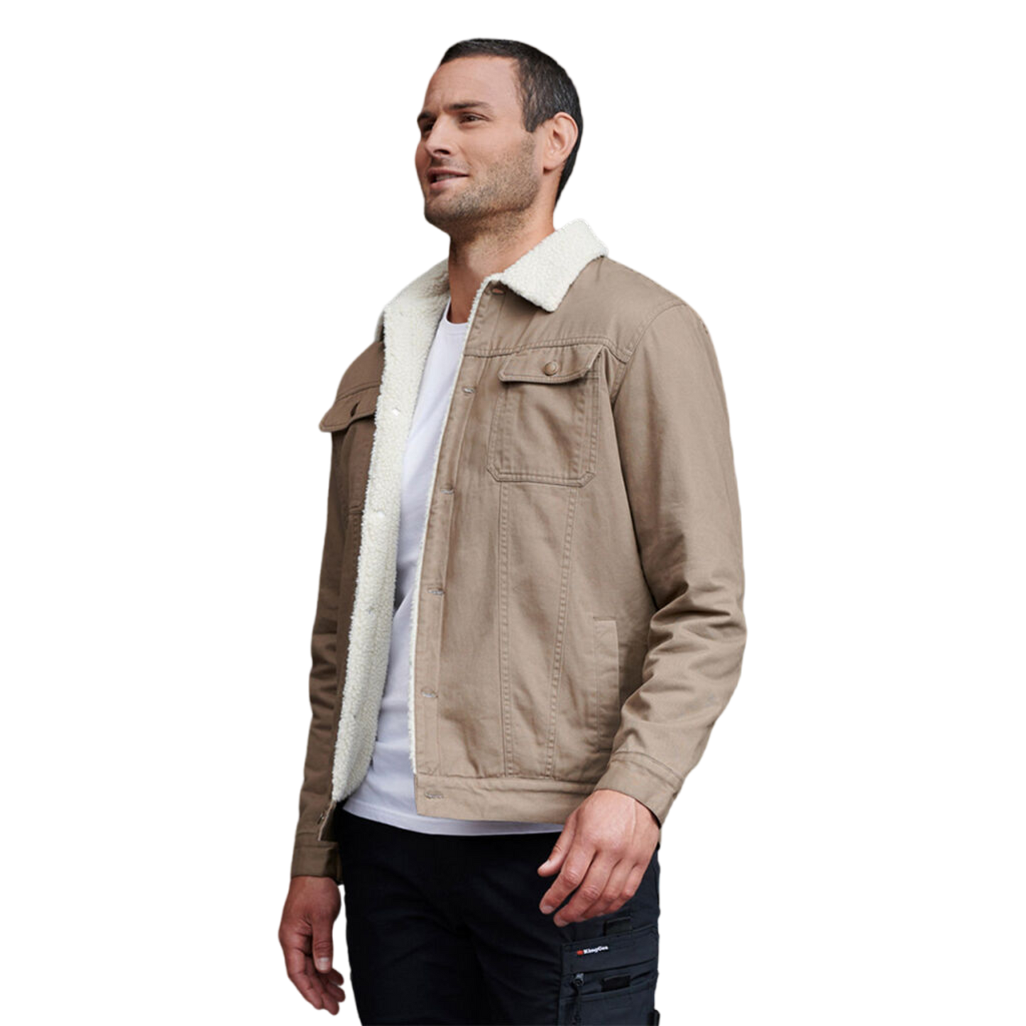 KingGee Men's Urban Fleece Lined Jacket - Walnut