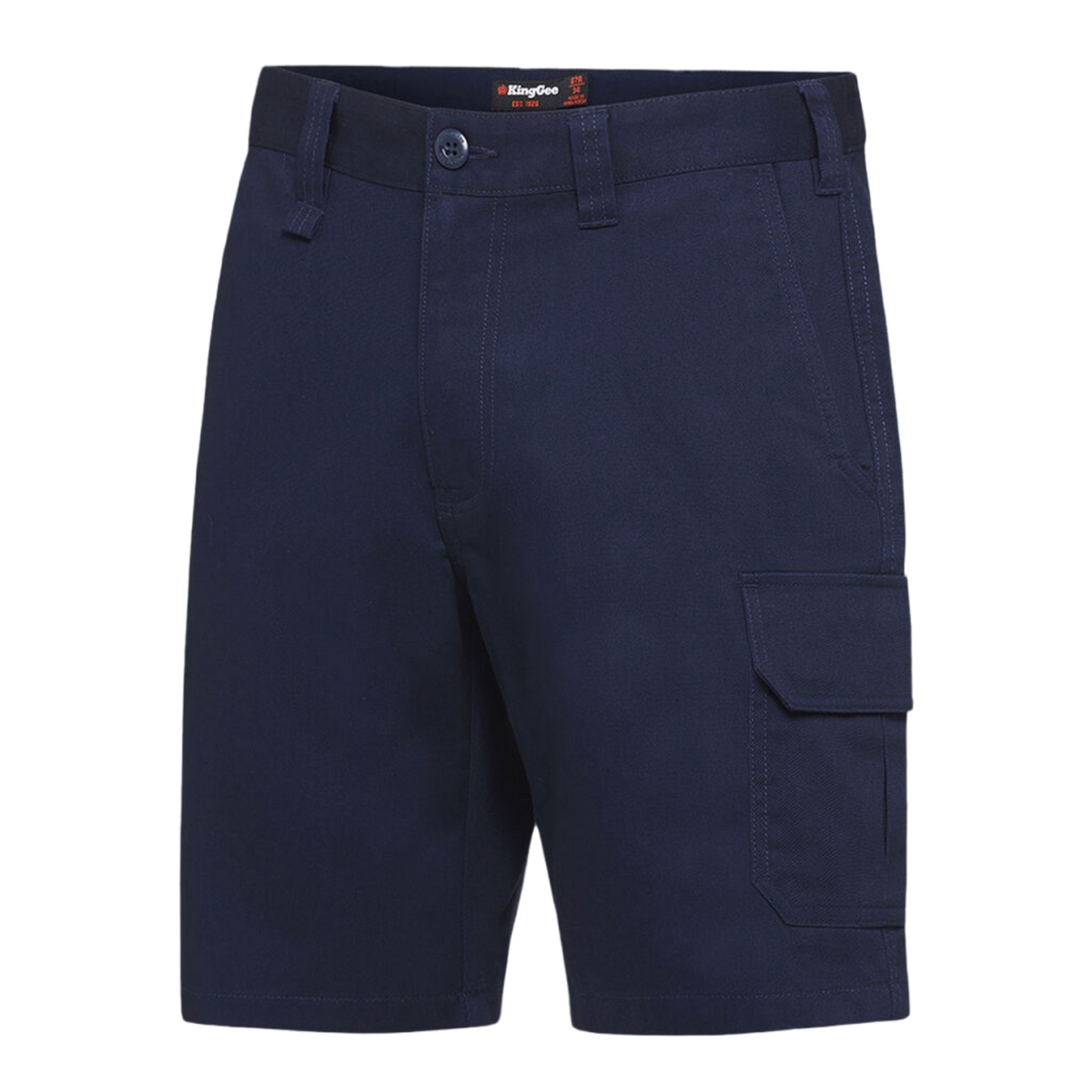 KingGee Men's Originals Stretch Cargo Work Shorts - Navy