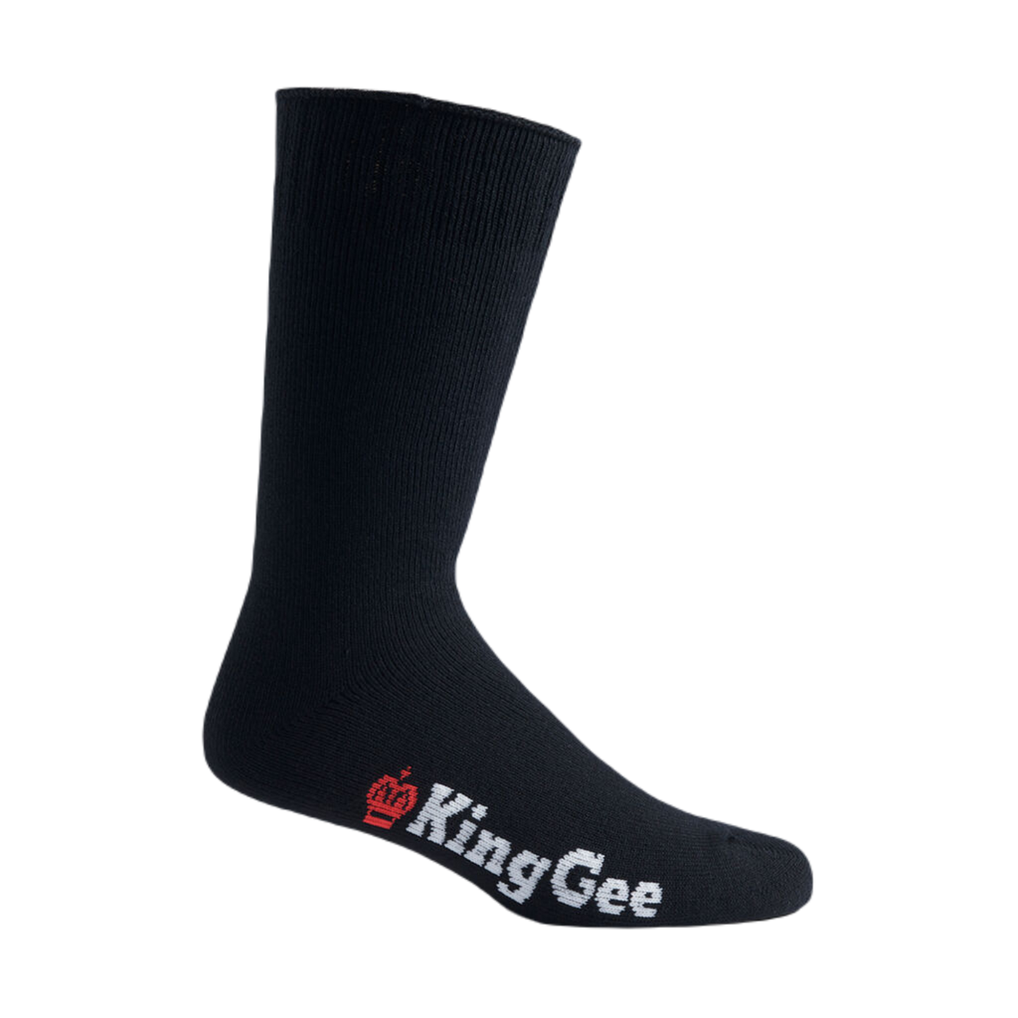 KingGee Men's Bamboo Work Socks - 3 Pack - Black