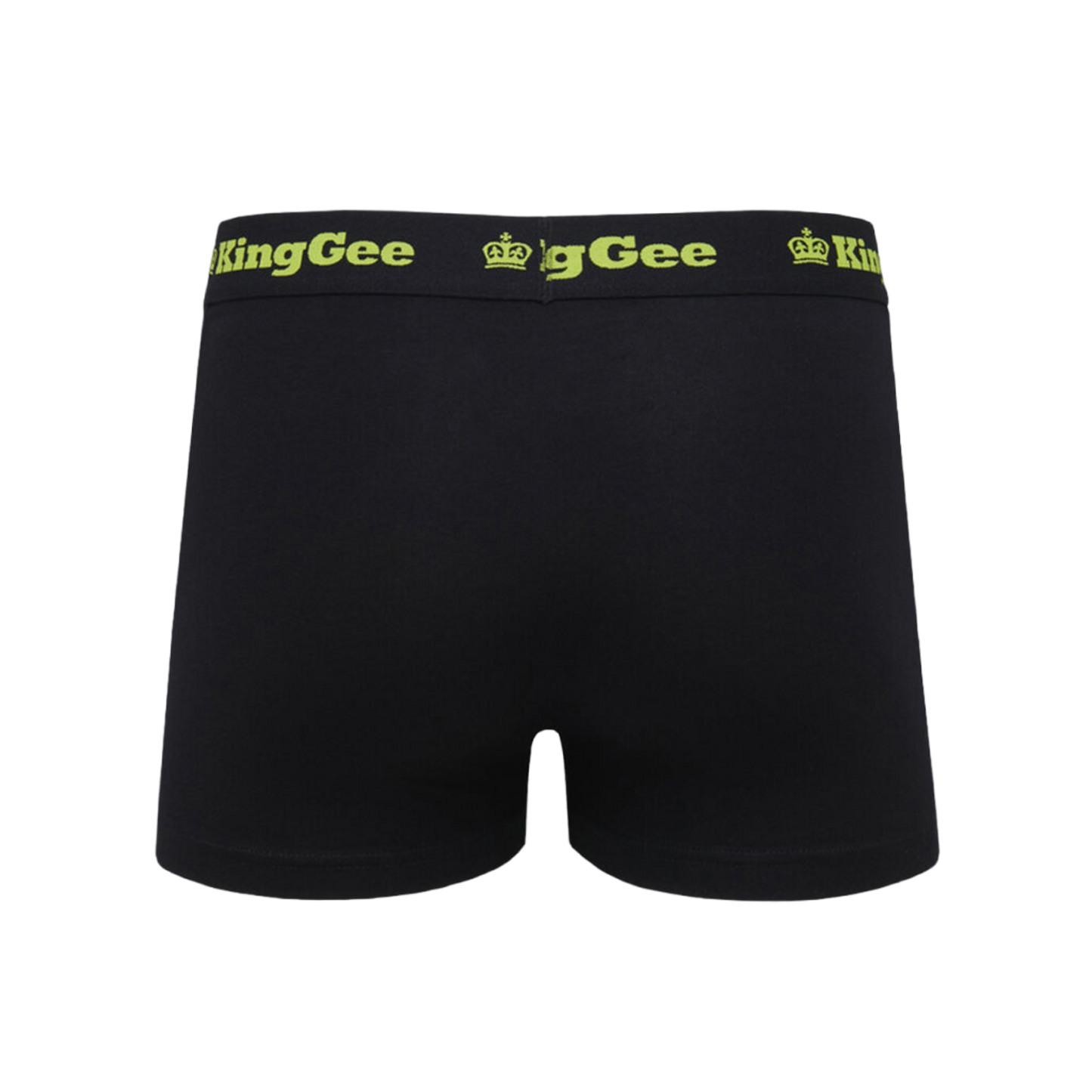 KingGee Men's Cotton Trunks - 3 Pack - Black
