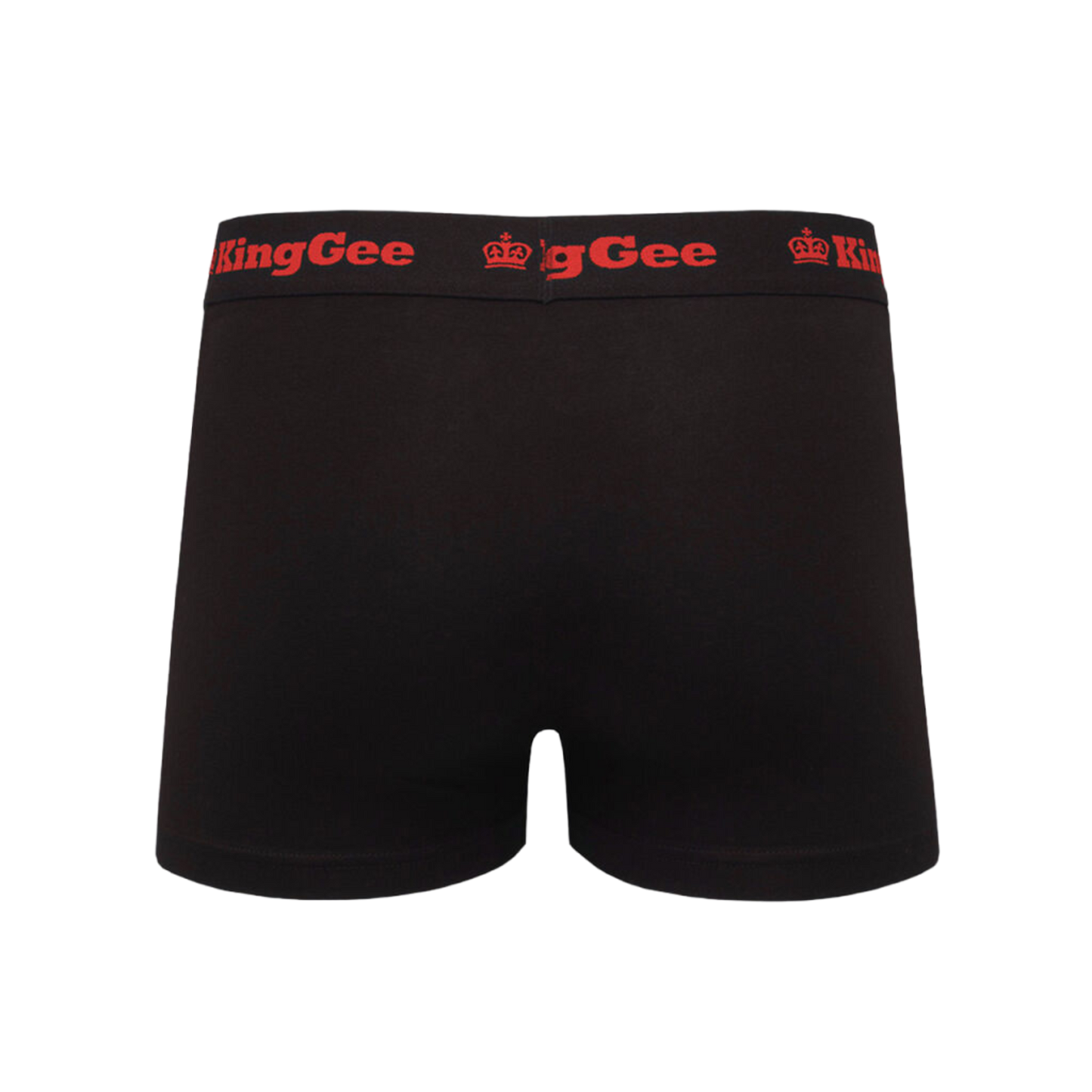 KingGee Men's Cotton Trunks - 3 Pack - Black