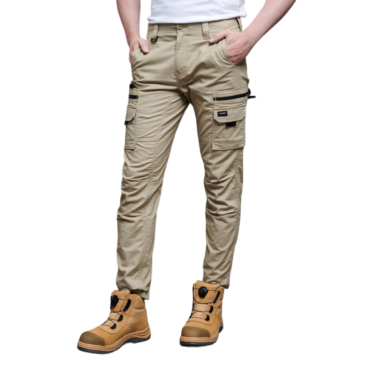 KingGee Men's N Force Performance Work Pants - Khaki
