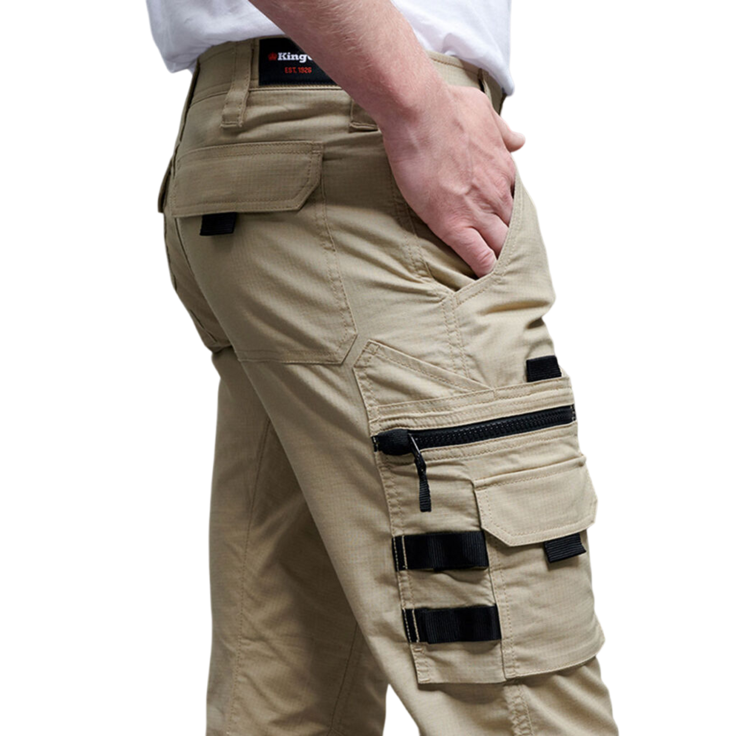 KingGee Men's N Force Performance Work Pants - Khaki