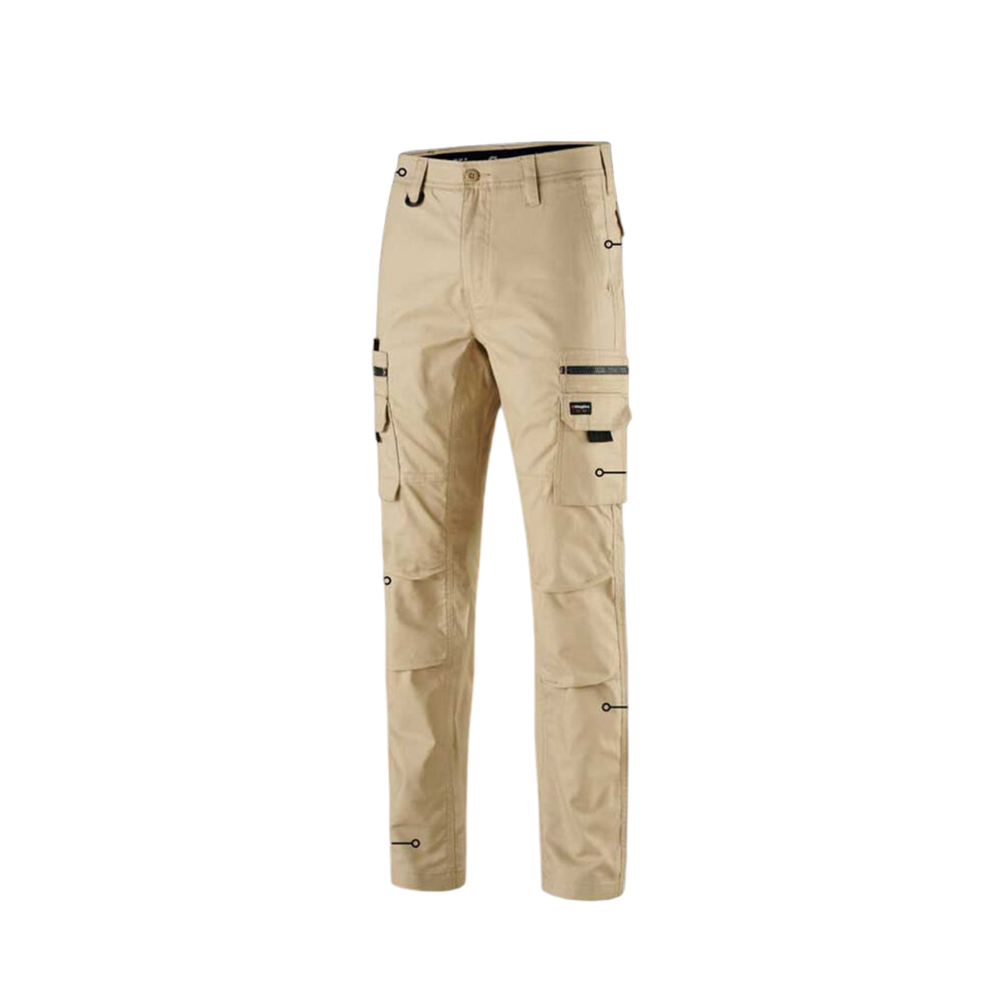 KingGee Men's N Force Performance Work Pants - Khaki