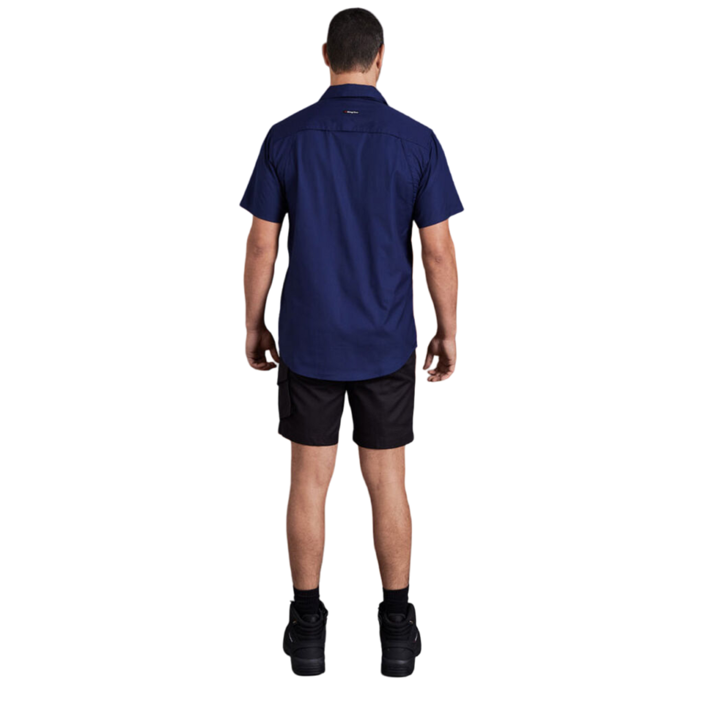 KingGee Men's Workcool Pro Stretch Short Sleeve Work Shirt - Navy