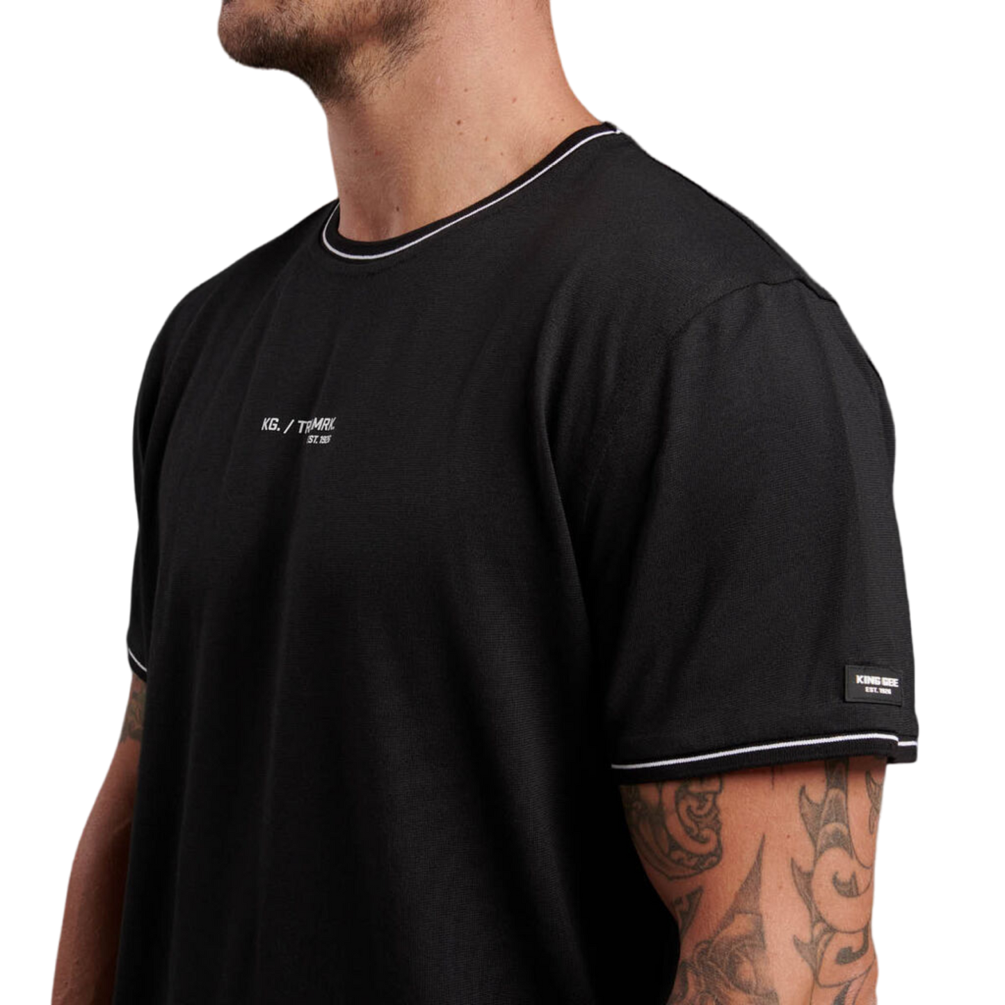 KingGee Men's Trademark T Shirt - Black
