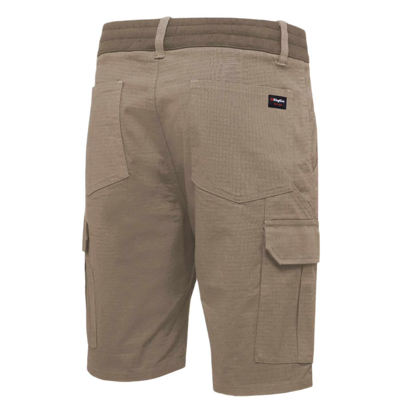 KingGee Men's Tradies Comfort Waist Work Shorts - Desert
