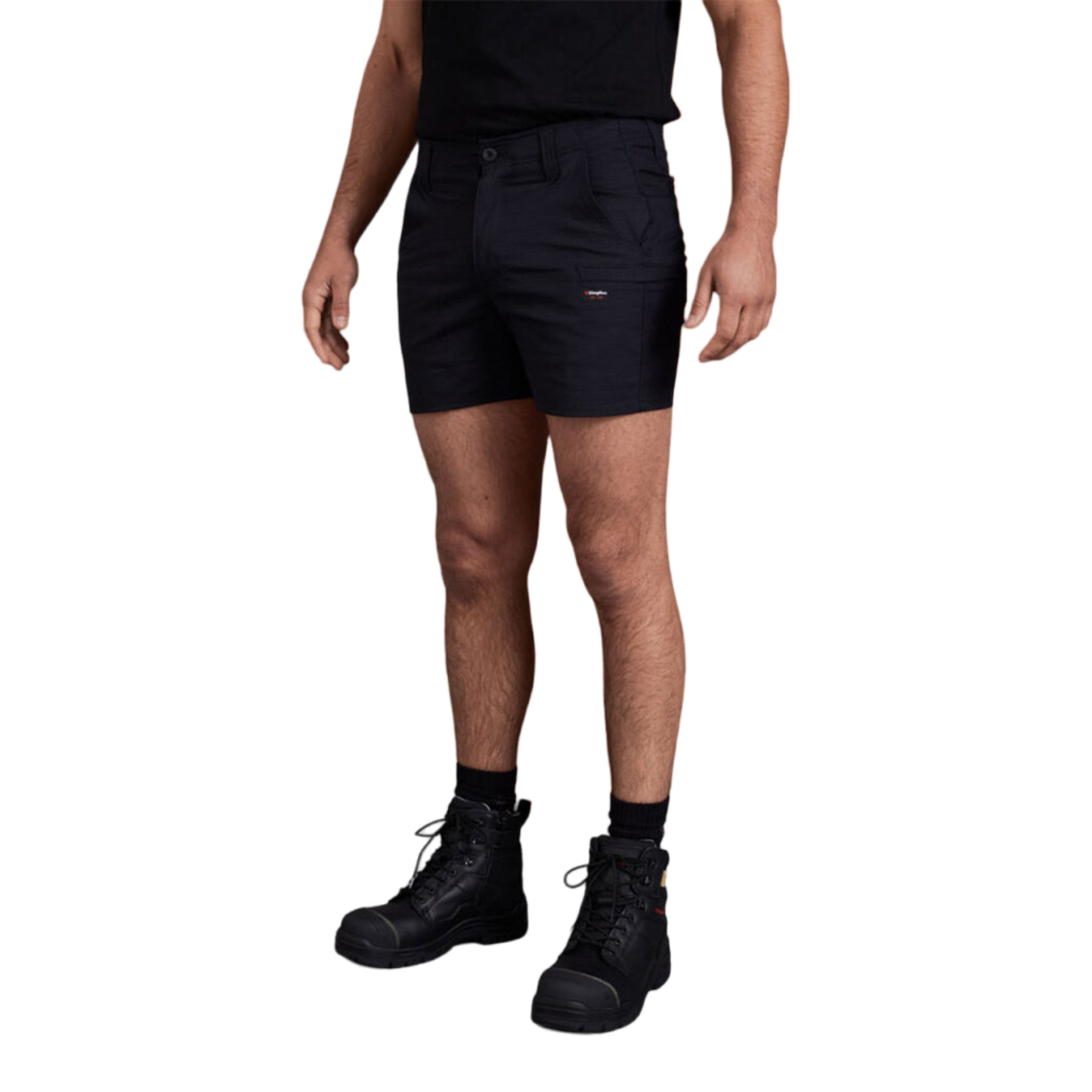 KingGee Men's Workcool Pro Stretch Short Shorts - Black