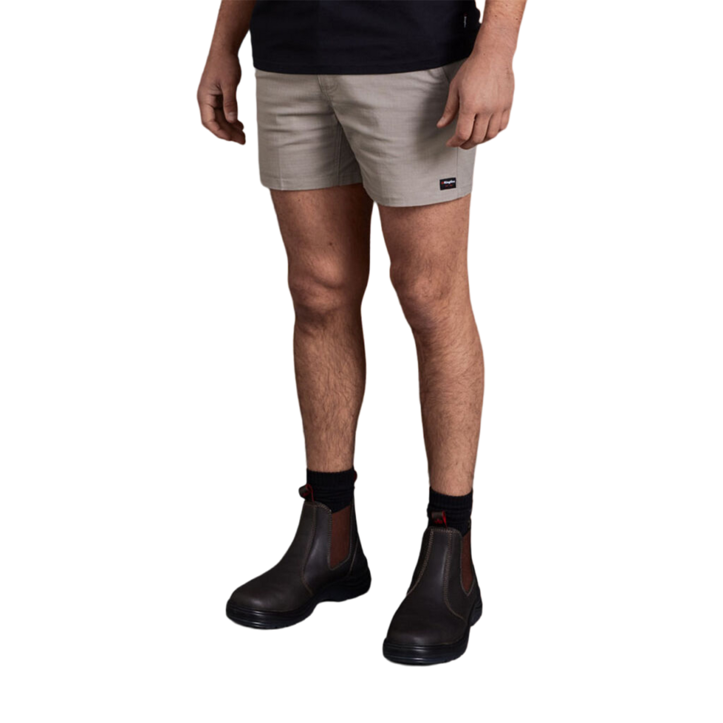 KingGee Men's Tradies Comfort Waist Short Shorts - Desert