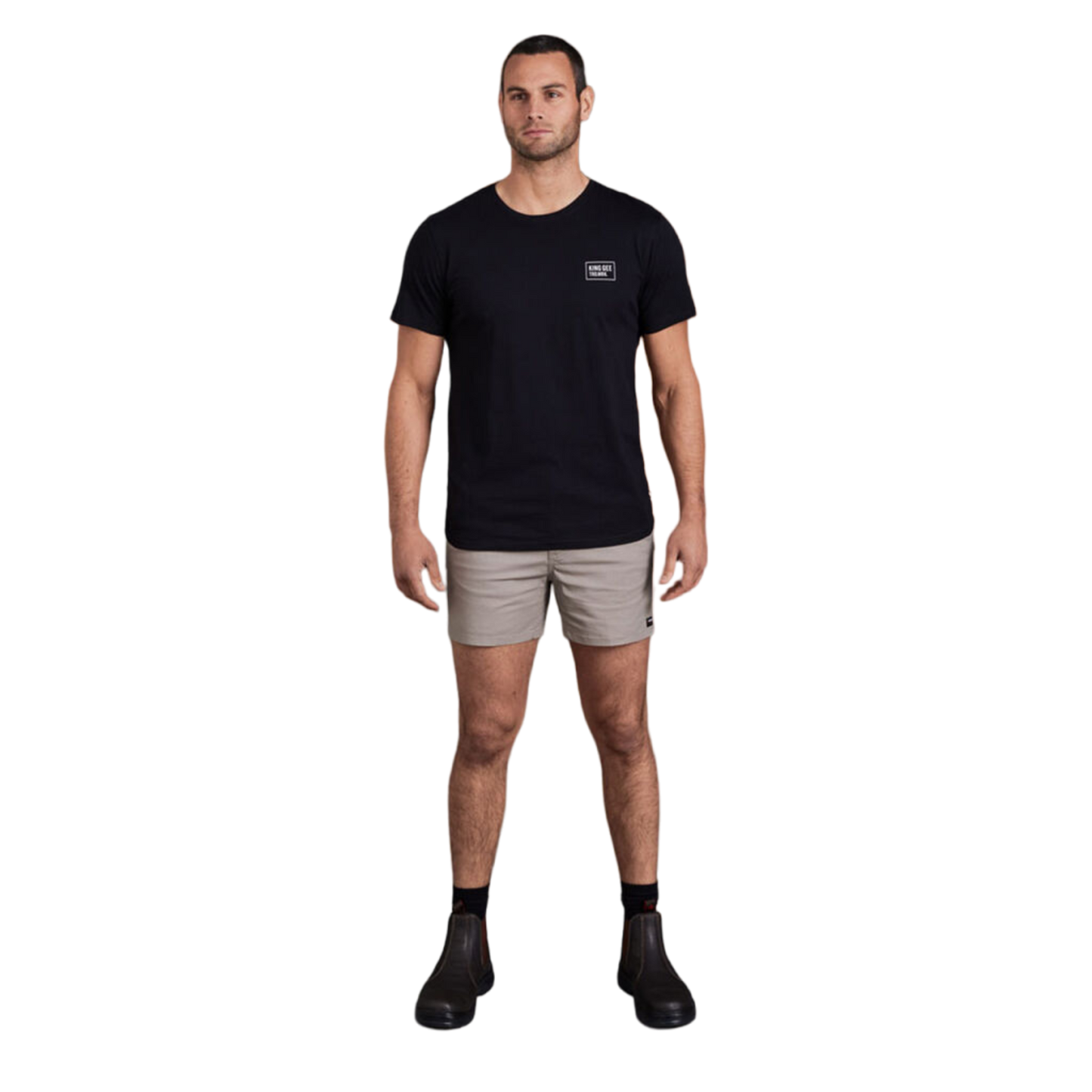 KingGee Men's Tradies Comfort Waist Short Shorts - Desert