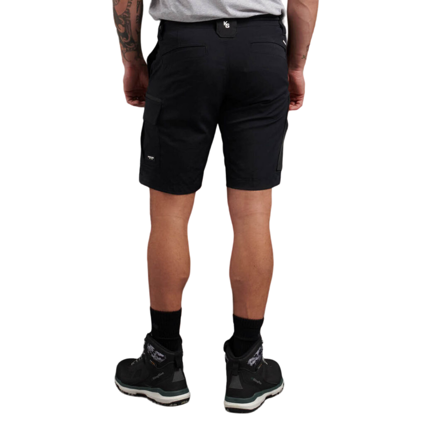 KingGee Men's Trademark Cargo Short - Black