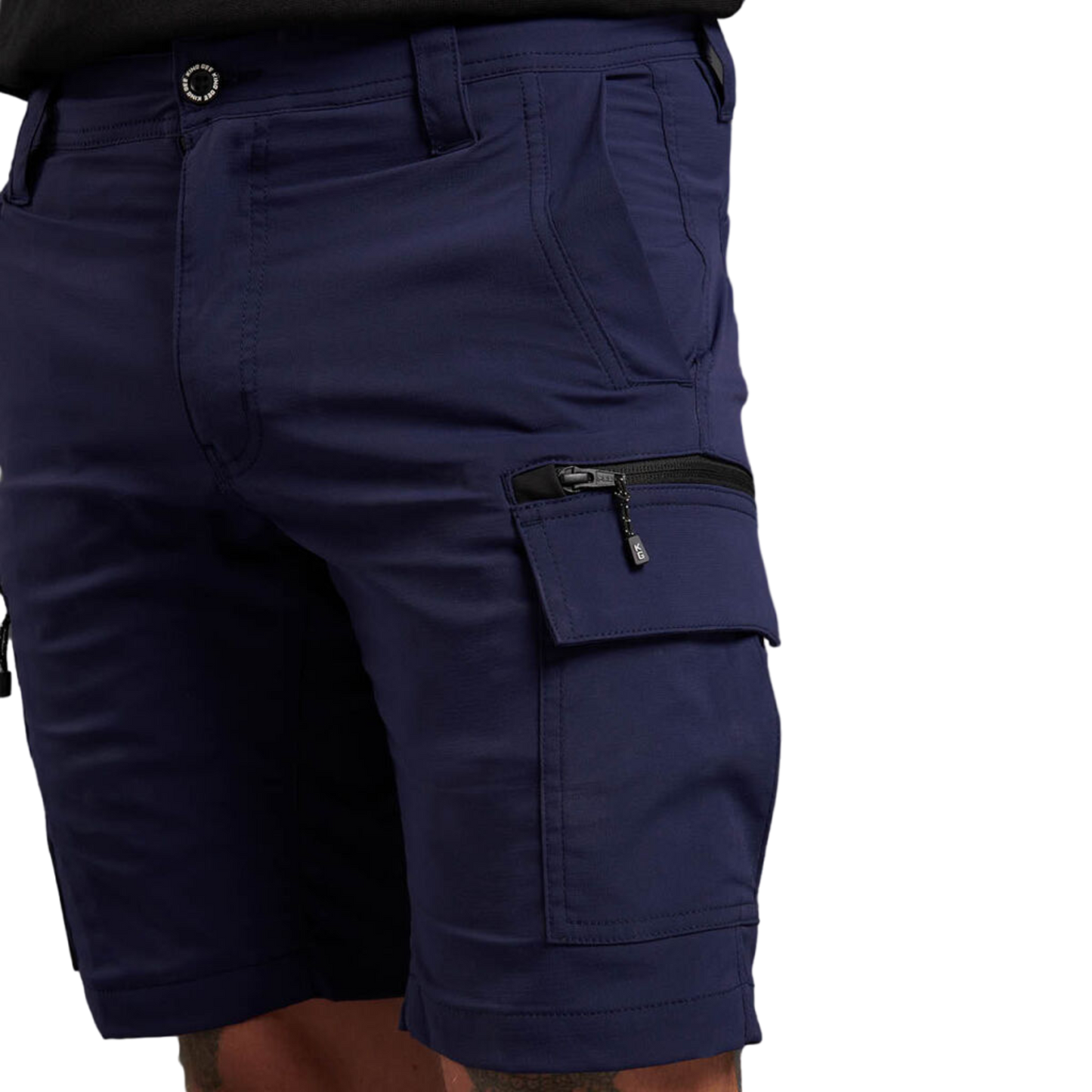KingGee Men's Trademark Cargo Short - Navy