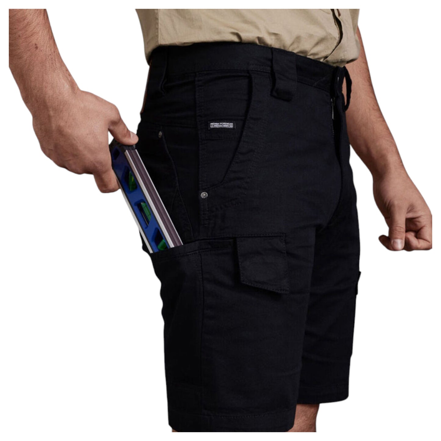 KingGee - TRADIE SUM SHORTS - BLACK