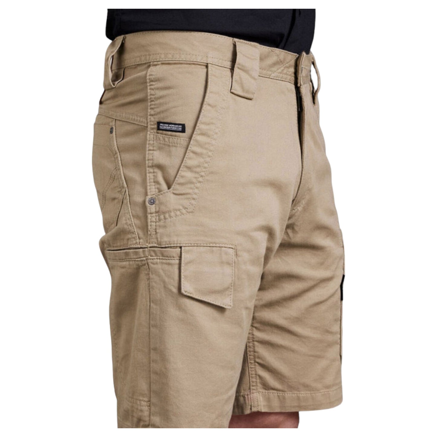 KingGee - TRADIE SUM SHORTS - KHAKI