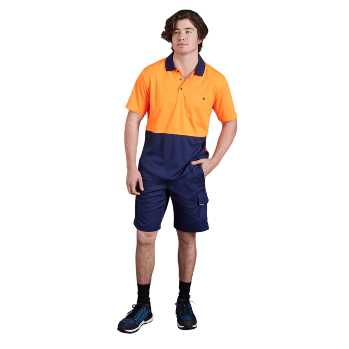 KingGee Men's Workcool 2 Lightweight Ripstop Cargo Work Shorts - Navy