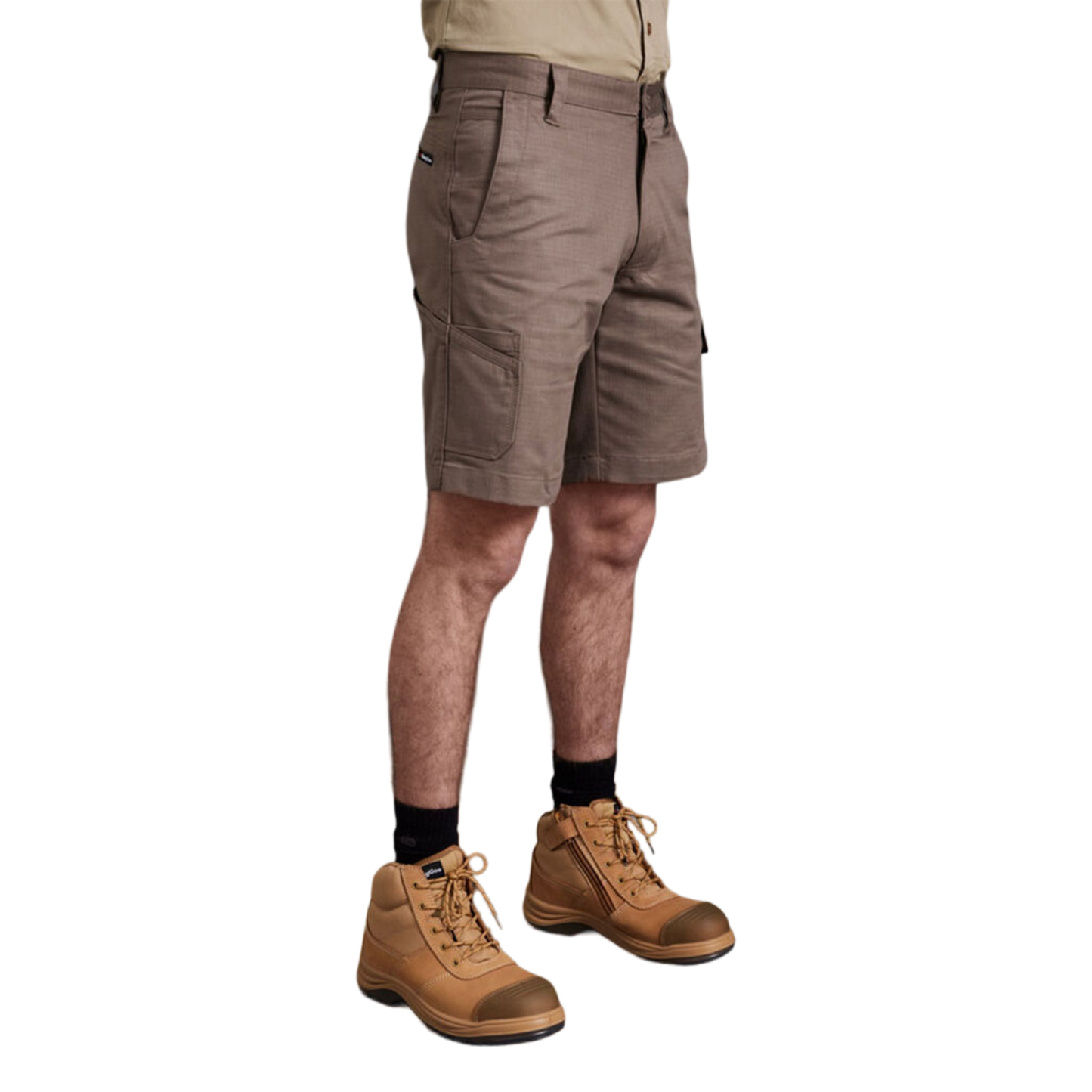 KingGee Men's Workcool 2 Lightweight Ripstop Cargo Work Shorts - Taupe