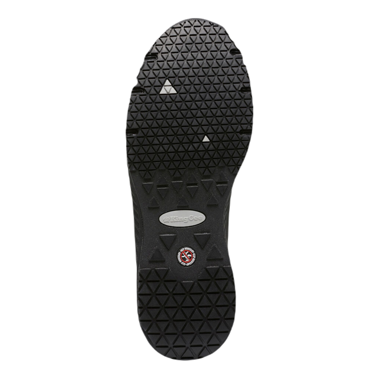 KingGee Women's Superlite Leather Slip-On Work Shoes - Black