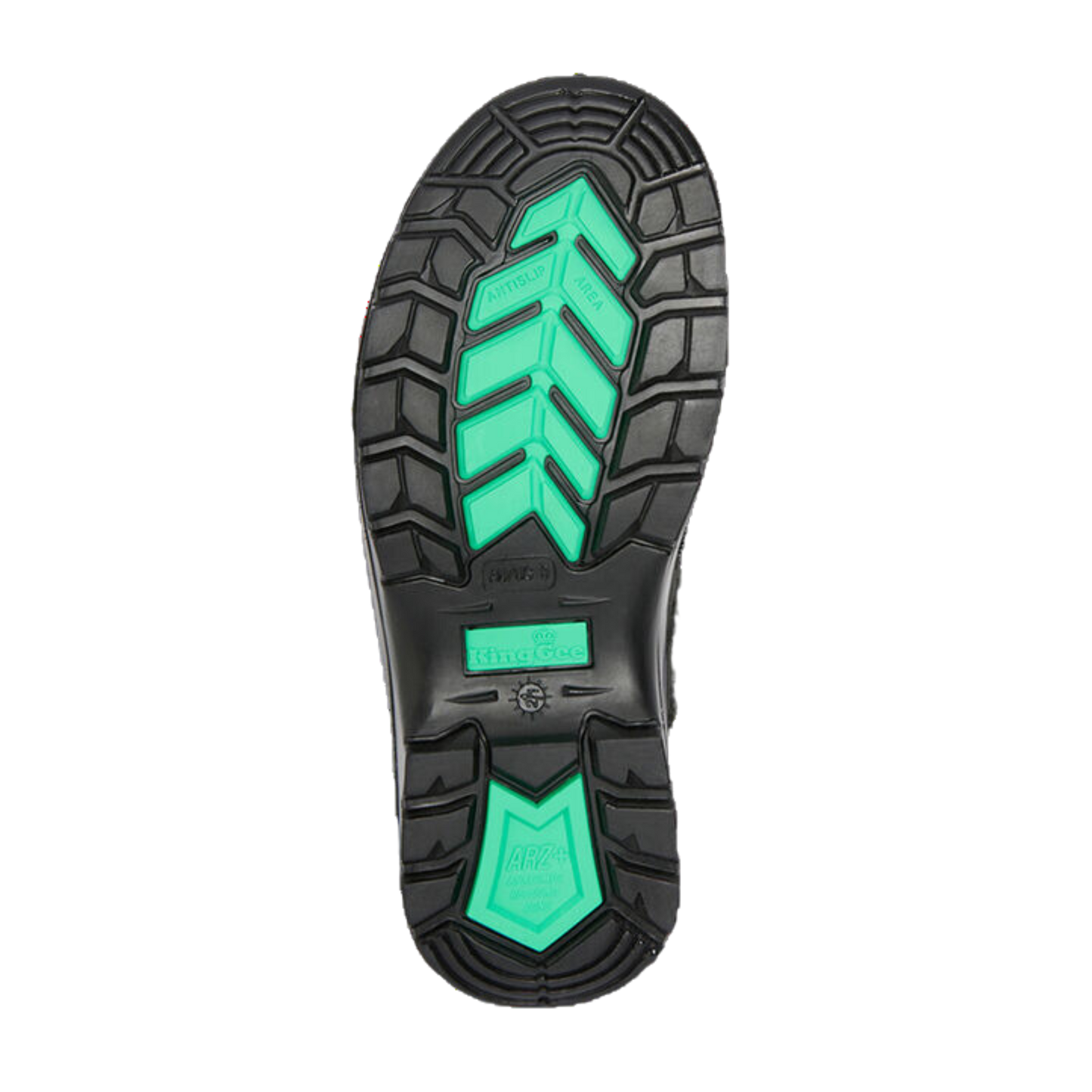 KingGee Women's Tradie Zip/Lace Steel Cap Work Boots 5" - Black