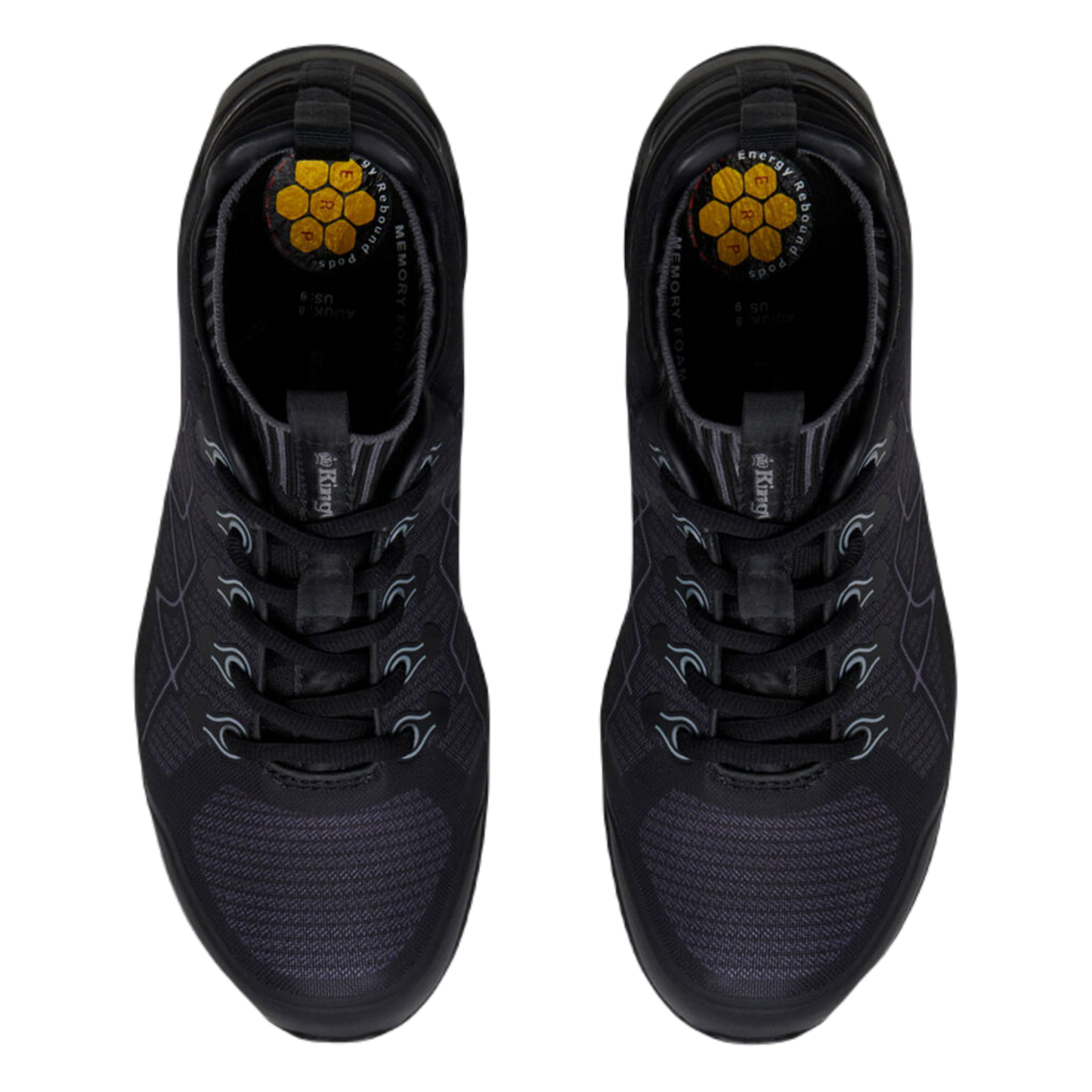 KingGee Men's Vapour Hybrid Slip Resistant Safety Toe Shoes - Black/Grey