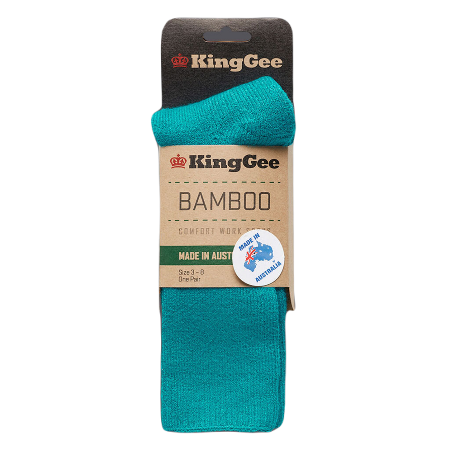 KingGee Women's Bamboo Work Sock - Teal