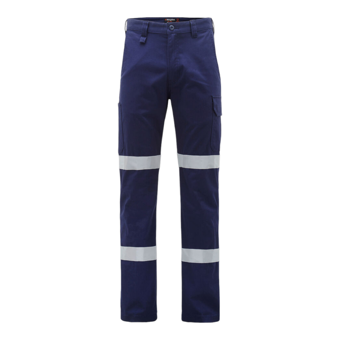 KingGee Men's Originals Stretch Reflective Biomotion Cargo Work Pants - Navy