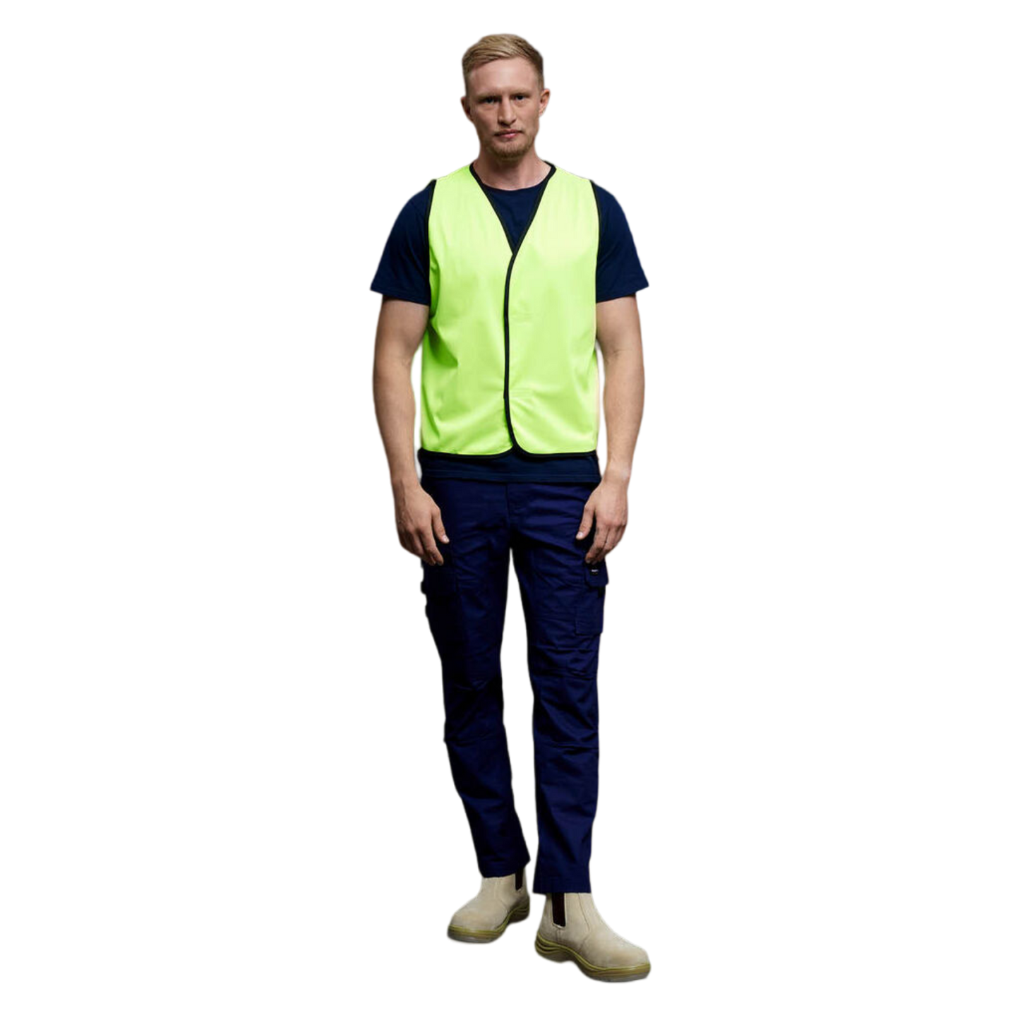 KingGee Men's Hi-Vis Vest - Hivis Yellow