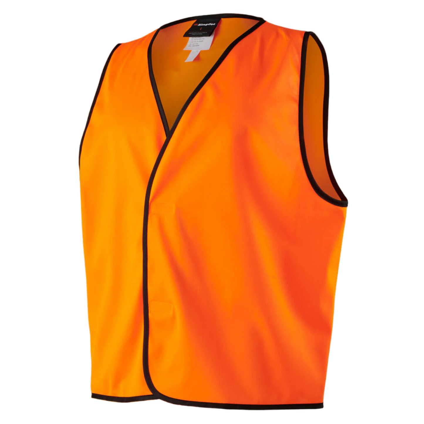 KingGee Men's Hi-Vis Vest - High Vis Orange