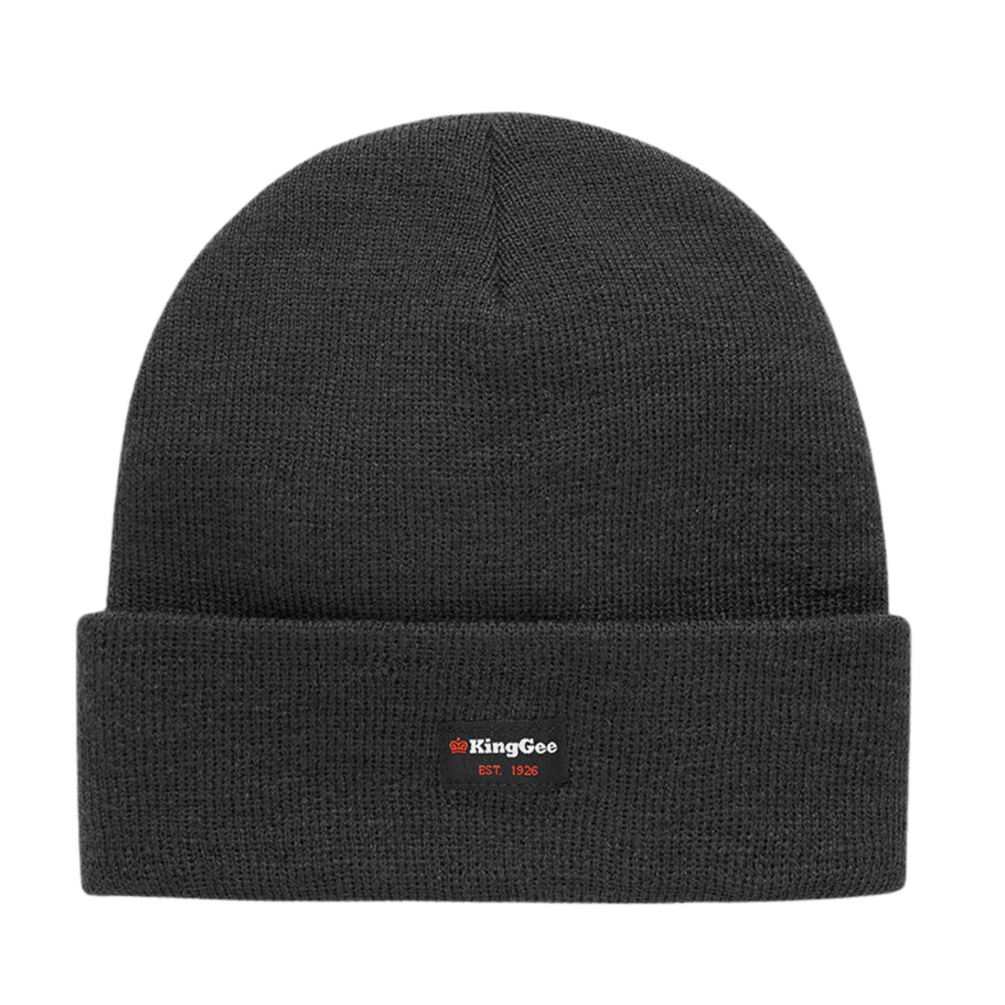 KingGee Tradies Beanie - Charcoal