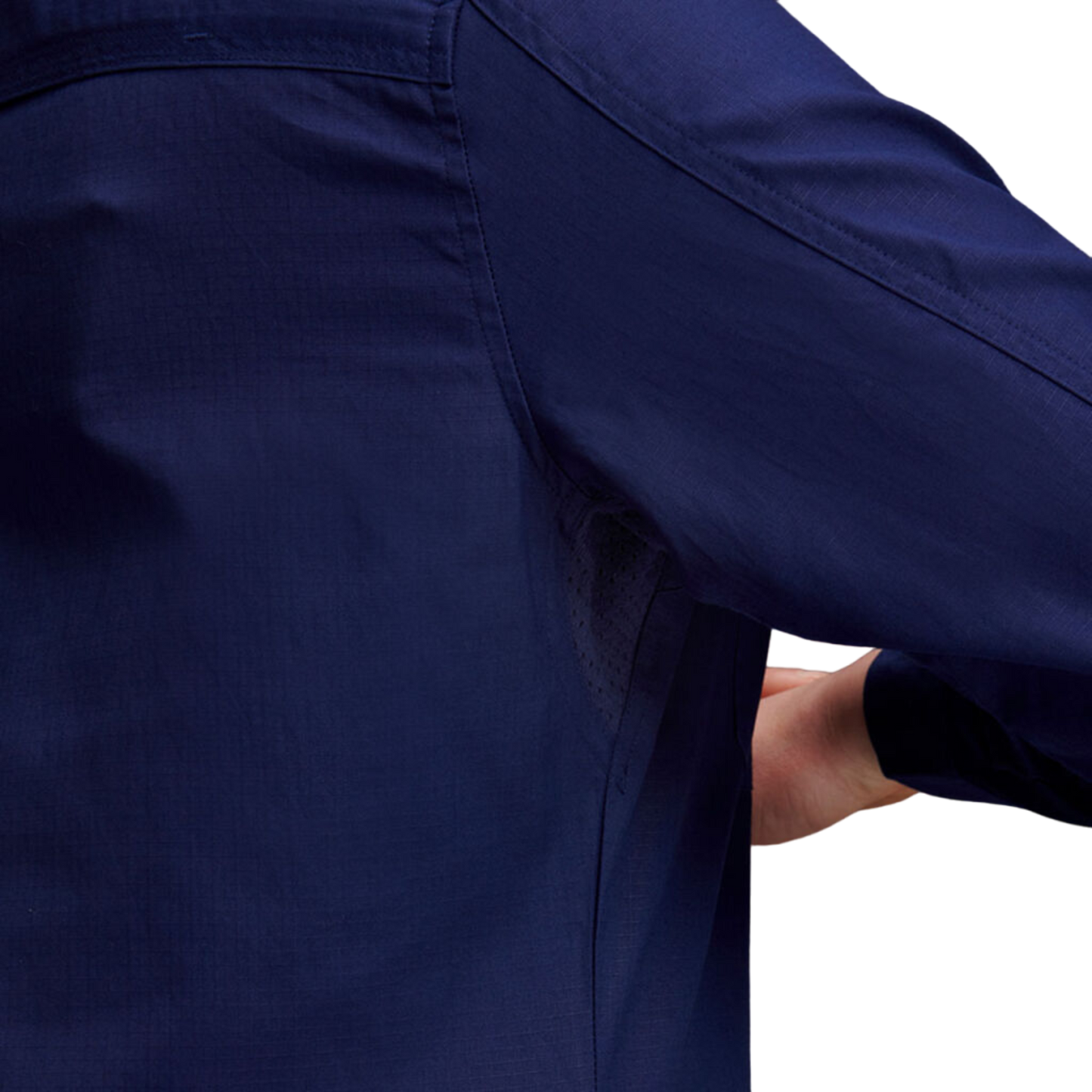 KingGee Women's Workcool 2 Long Sleeve Ripstop Work Shirt - Navy