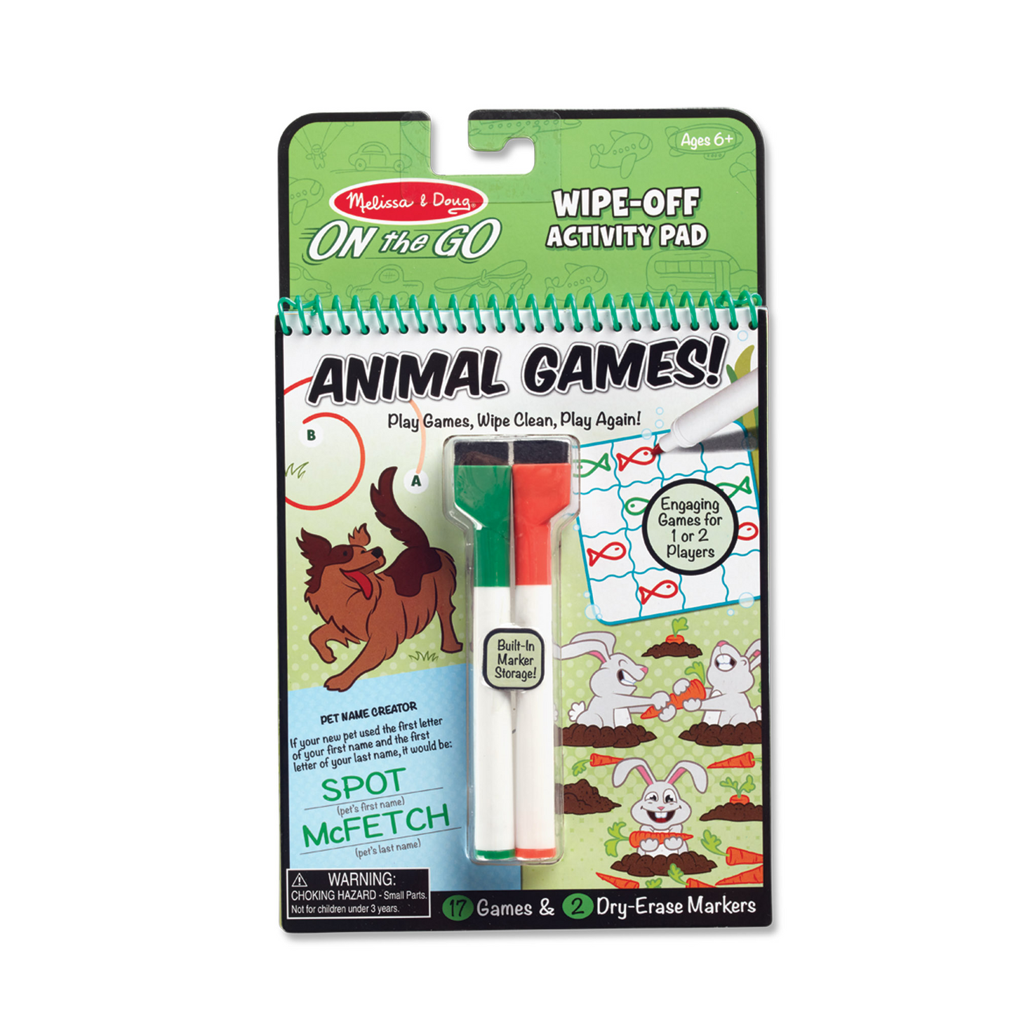 Melissa & Doug - On The Go - Animal Games!