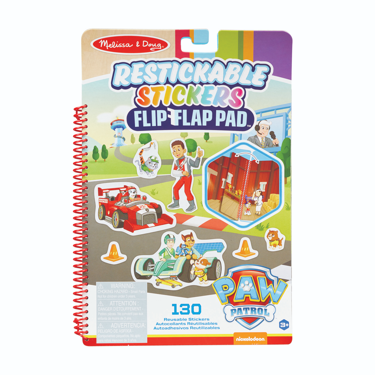 Melissa & Doug - Paw Patrol - Restickable Stickers - Classic Missions
