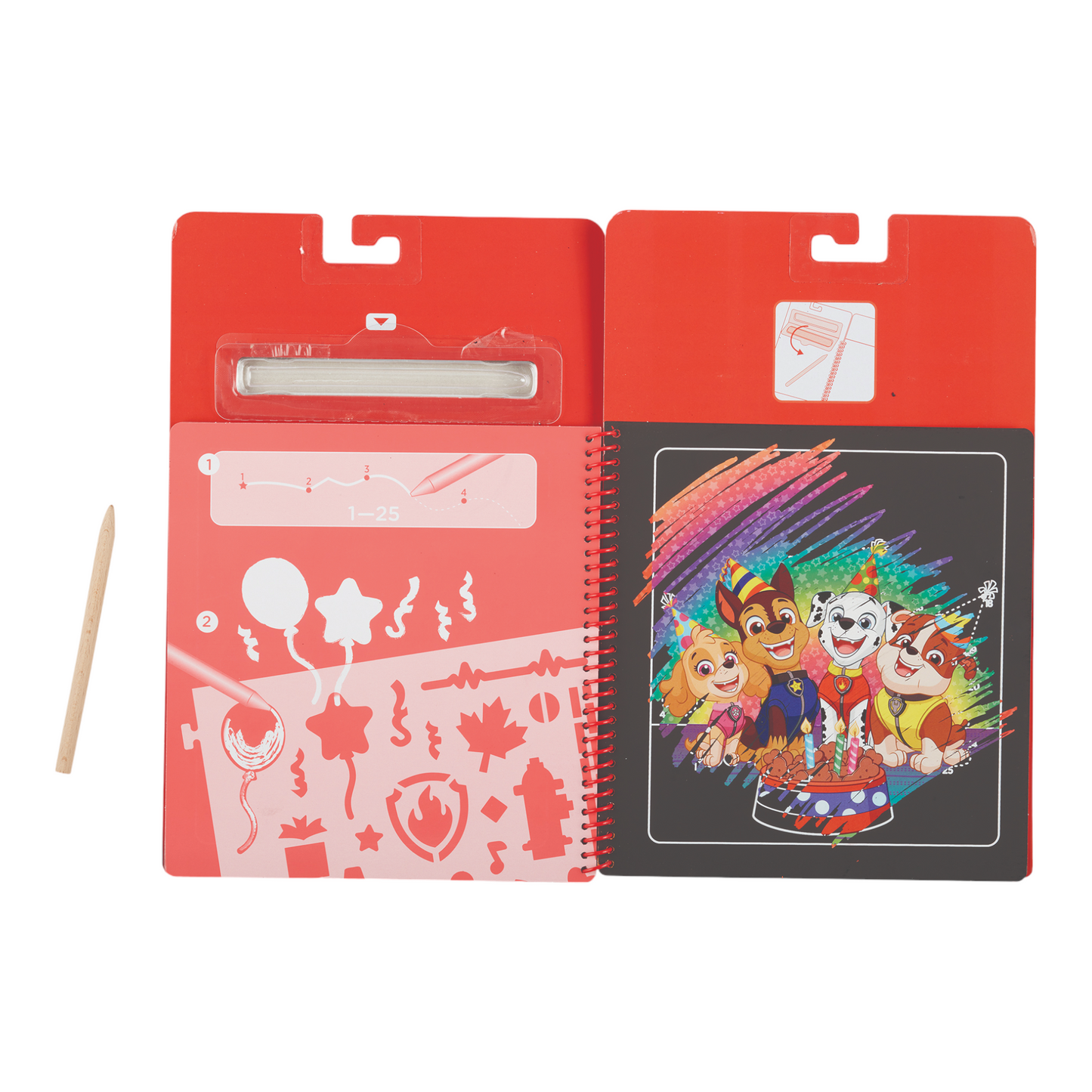 Melissa & Doug - Paw Patrol - Scratch Art - Marshall