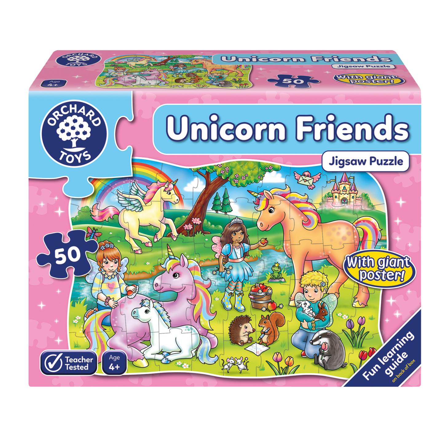 Orchard Jigsaw - Unicorn Friends Puz & Poster 50 pieces