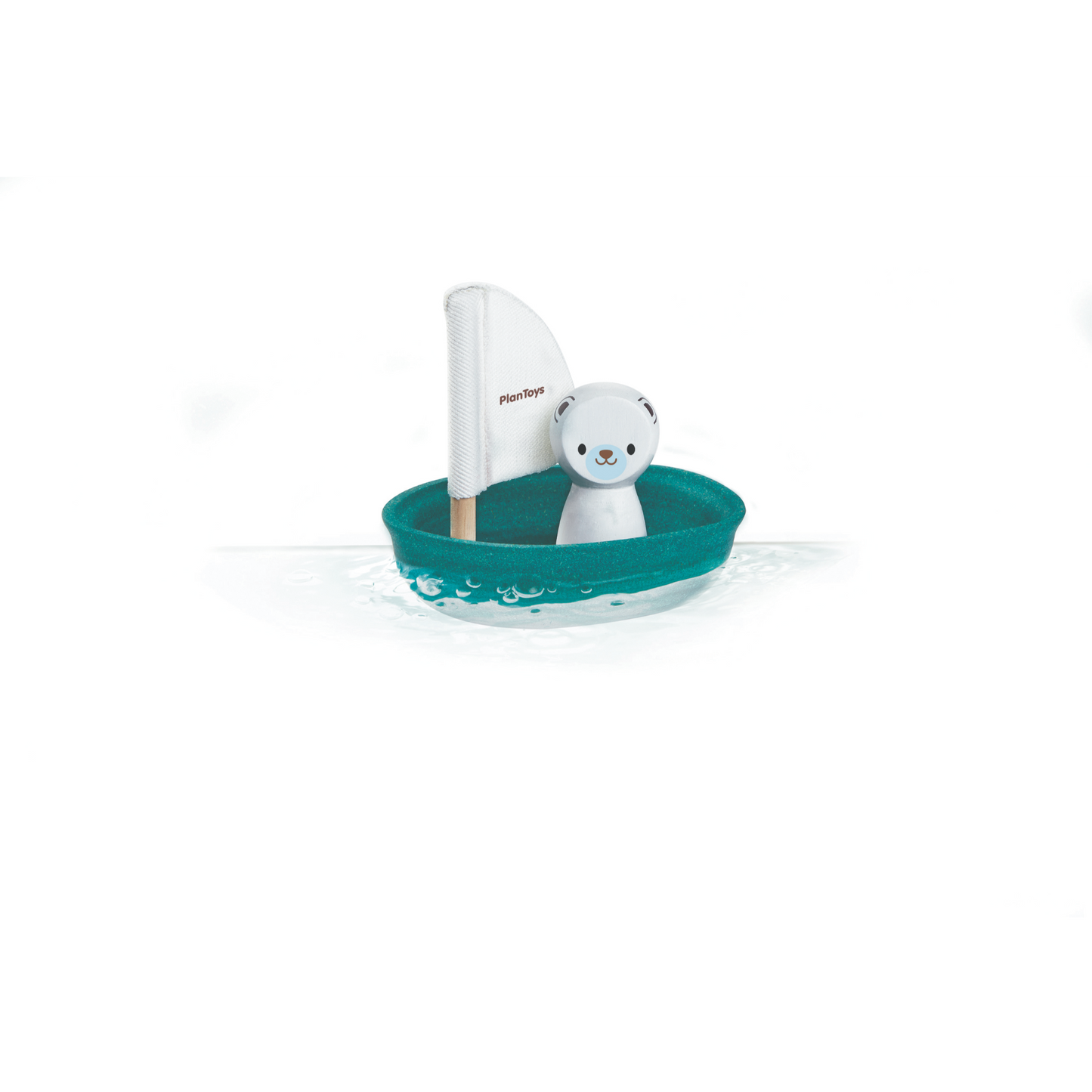 PlanToys - Sailing Boat-Polar Bear
