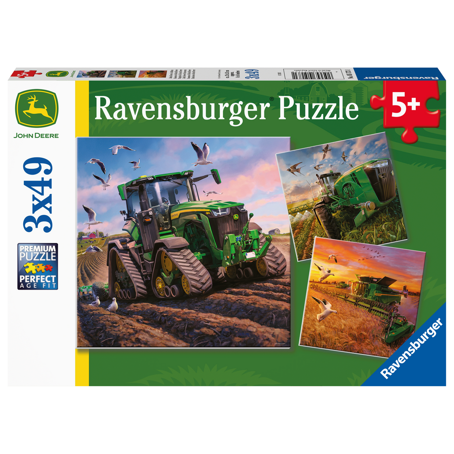 Ravensburger - WT Seasons of John Deere Puzzle 3x49pc