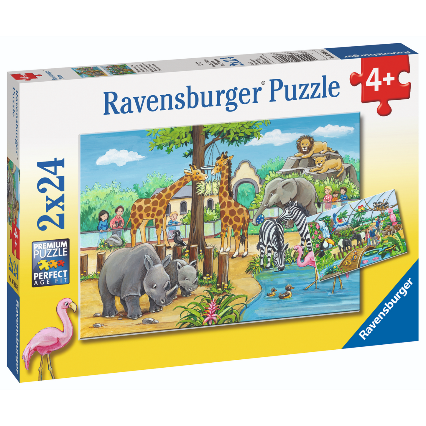 Ravensburger - Welcome to the Zoo Puzzle 2x24 pieces