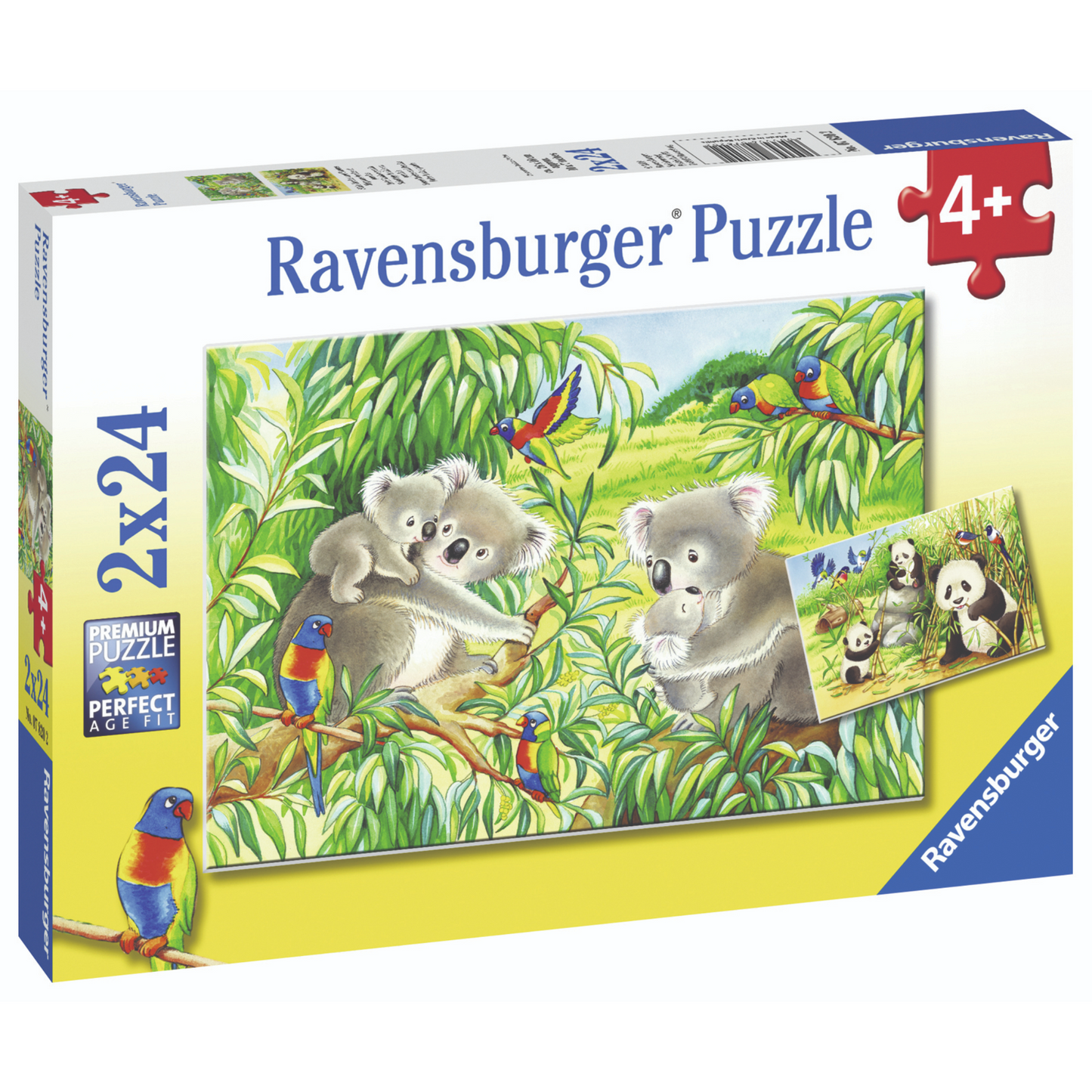 Ravensburger - Sweet Koalas and Pandas Puzzle 2x24 pieces