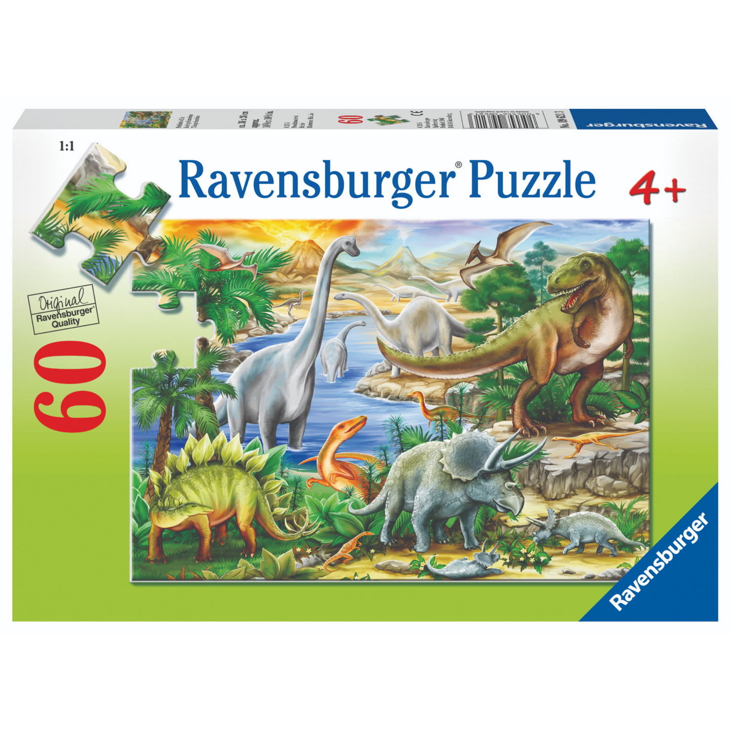 Ravensburger - Prehistoric Life Puzzle 60 pieces