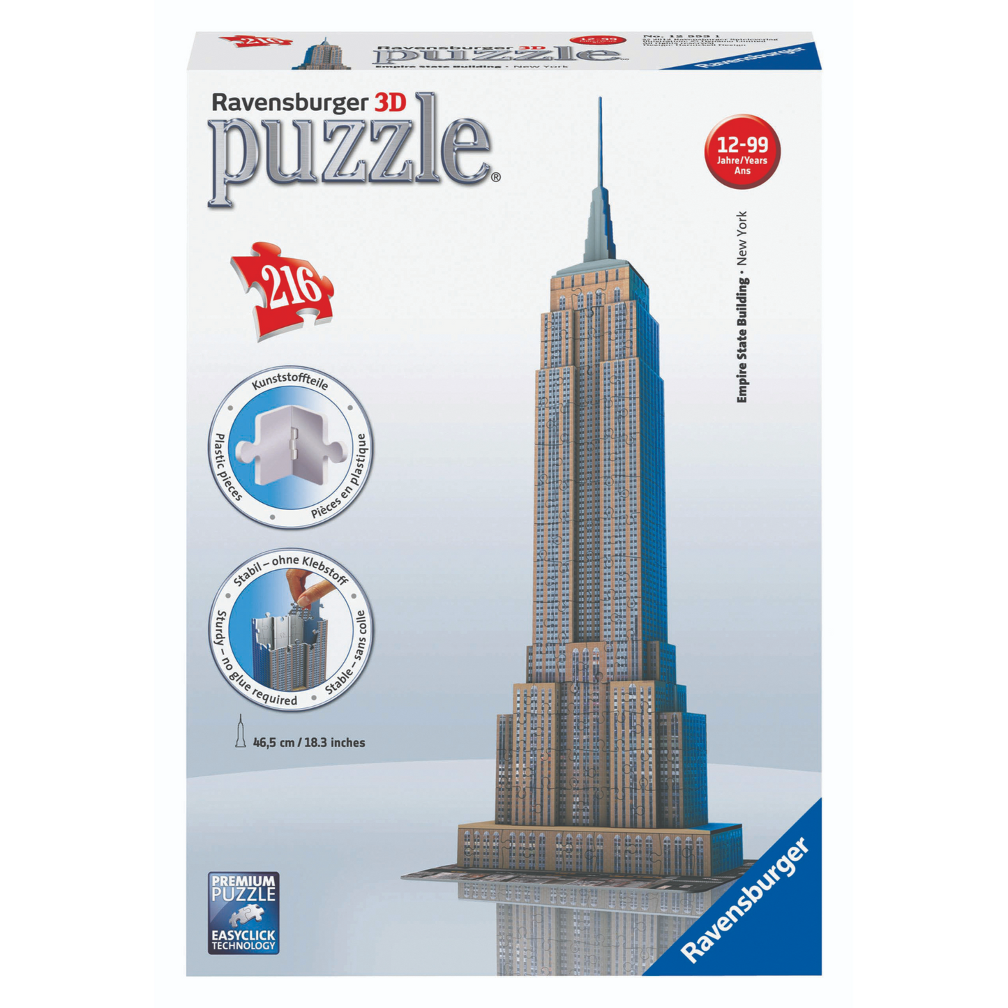 Ravensburger - Empire State Building 3D Puzzle 216 pieces