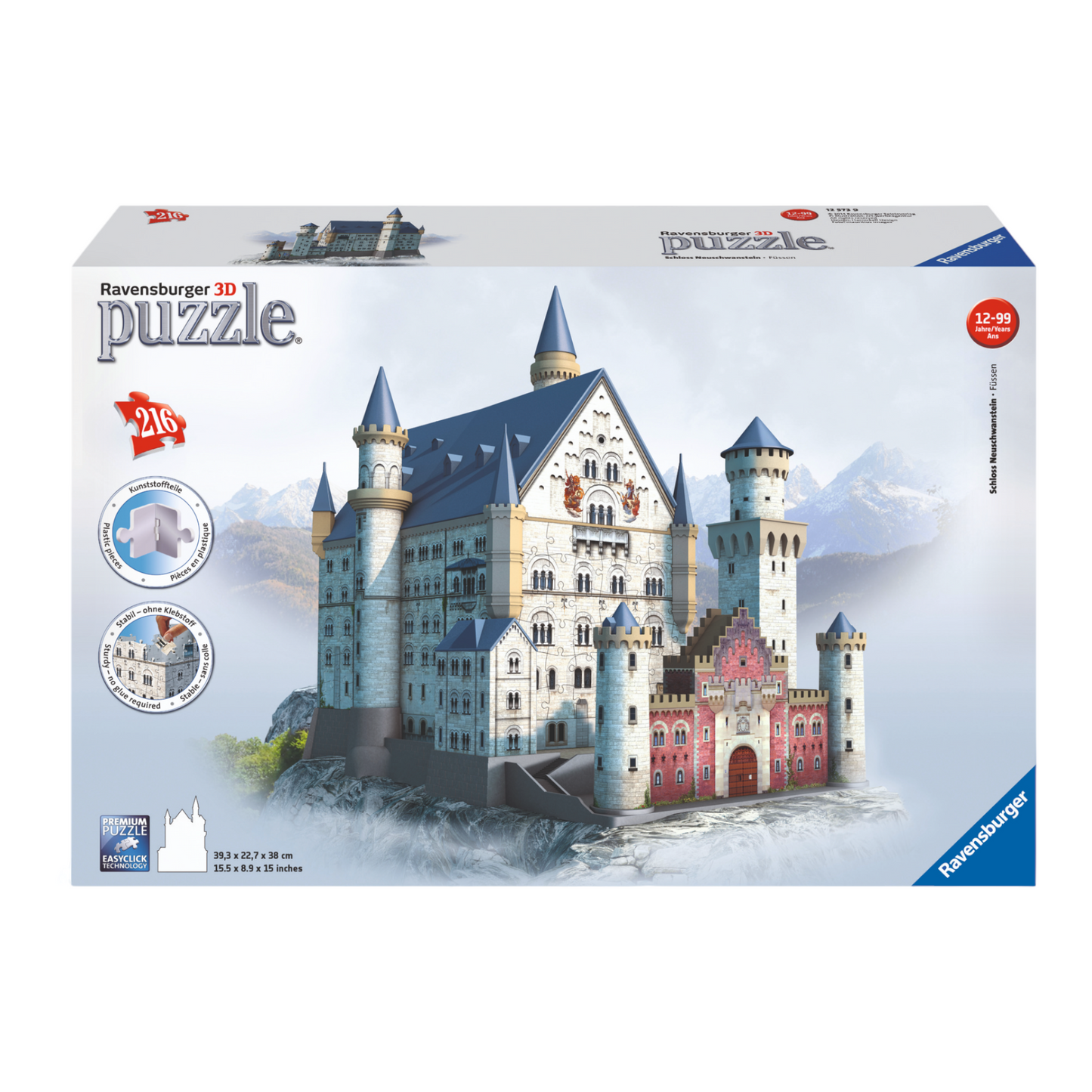 Ravensburger - Neuschwanstein Castle 3D Puzzle 216 pieces