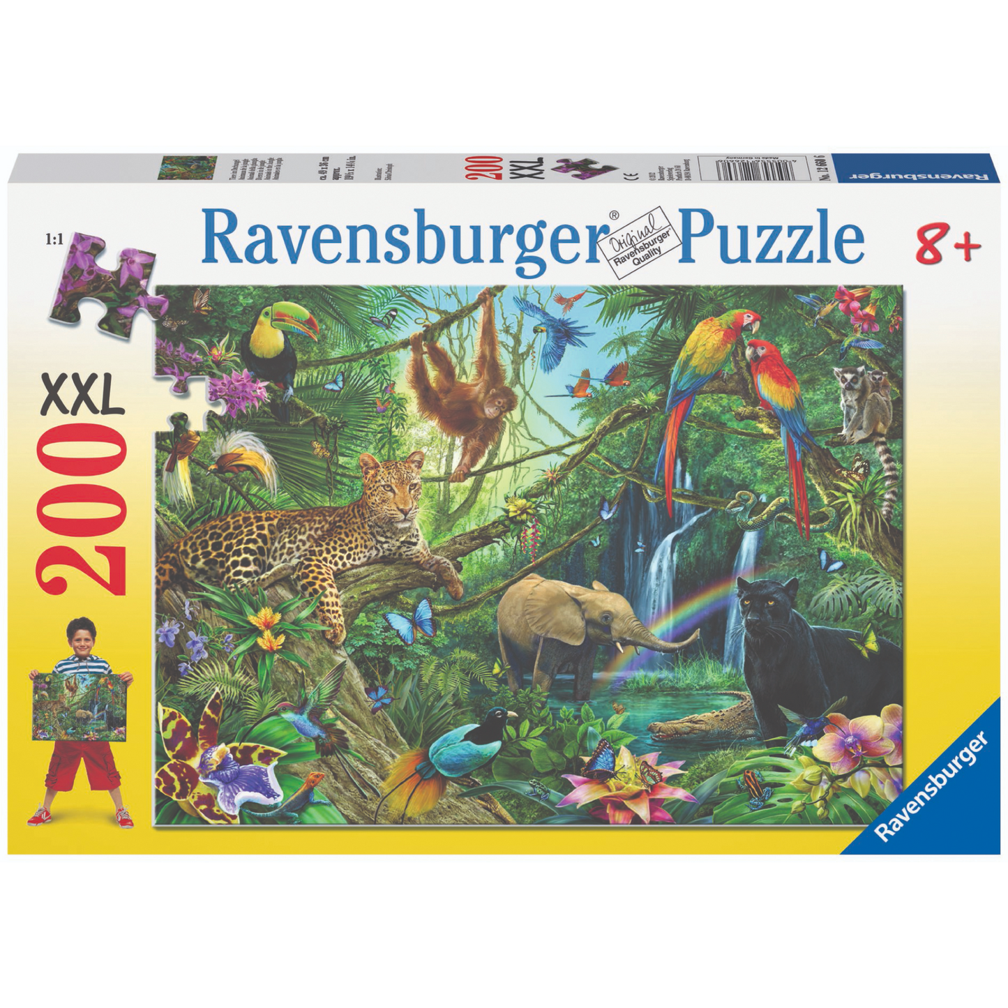 Ravensburger - Animals in the Jungle Puzzle 200 pieces